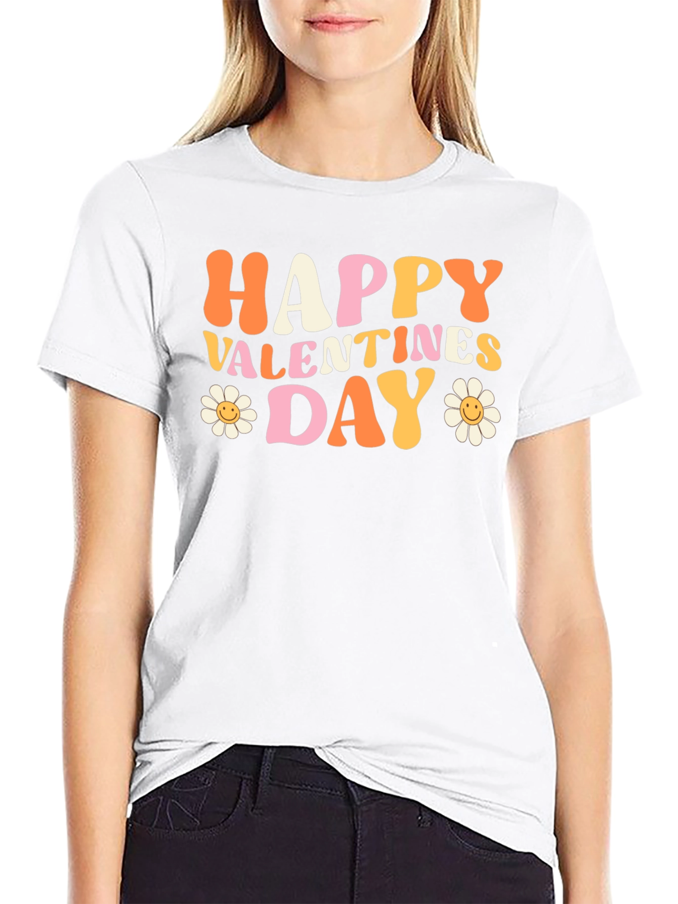 Happy Valentines Day Graphic T-Shirt