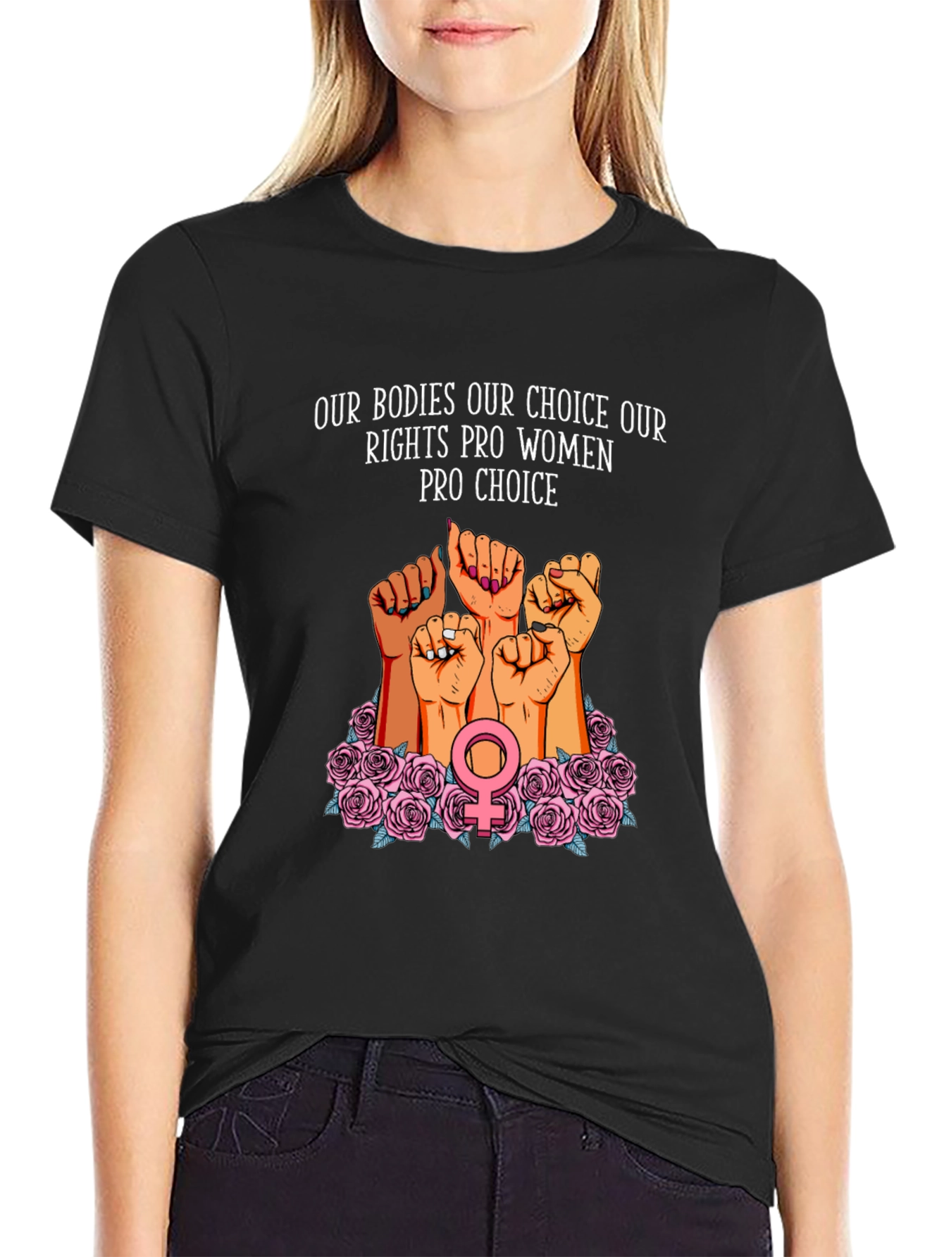 Pro-Choice Womens Rights Graphic T-Shirt