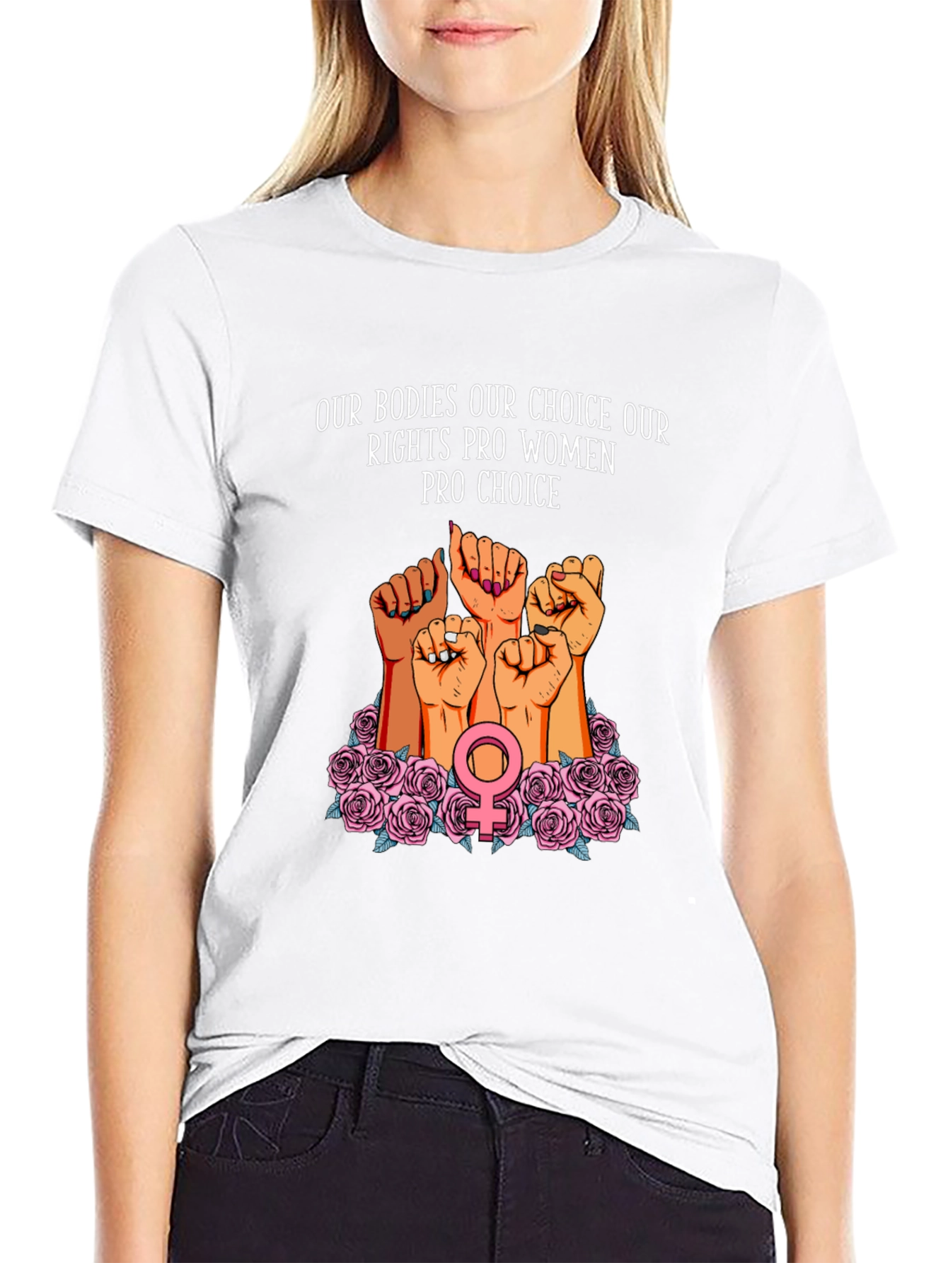 Pro-Choice Womens Rights Graphic T-Shirt
