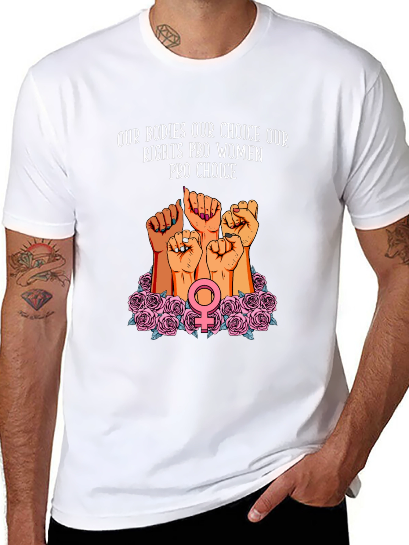 Pro-Choice Womens Rights Graphic T-Shirt