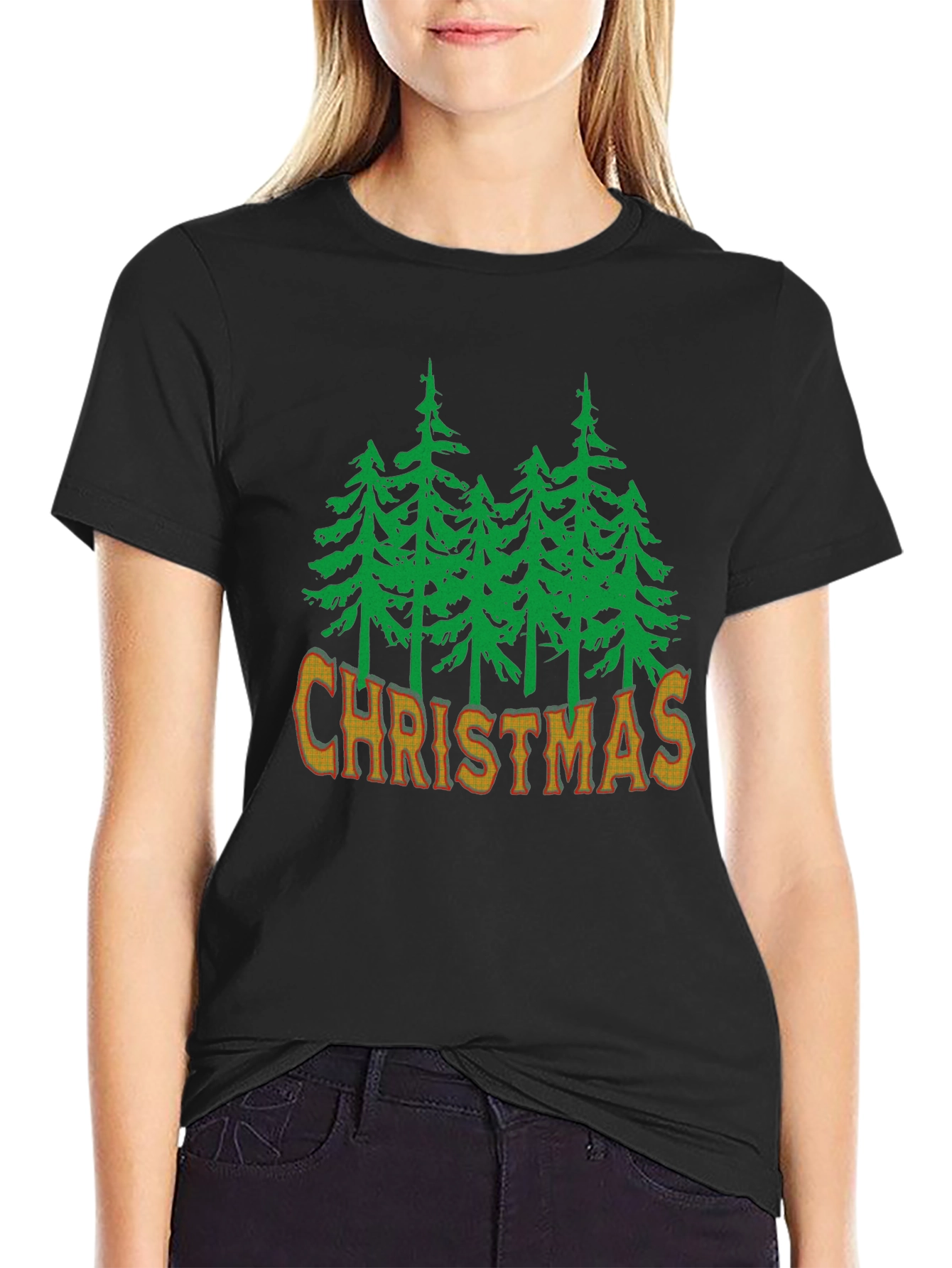 Christmas Pine Tree Graphic Tee