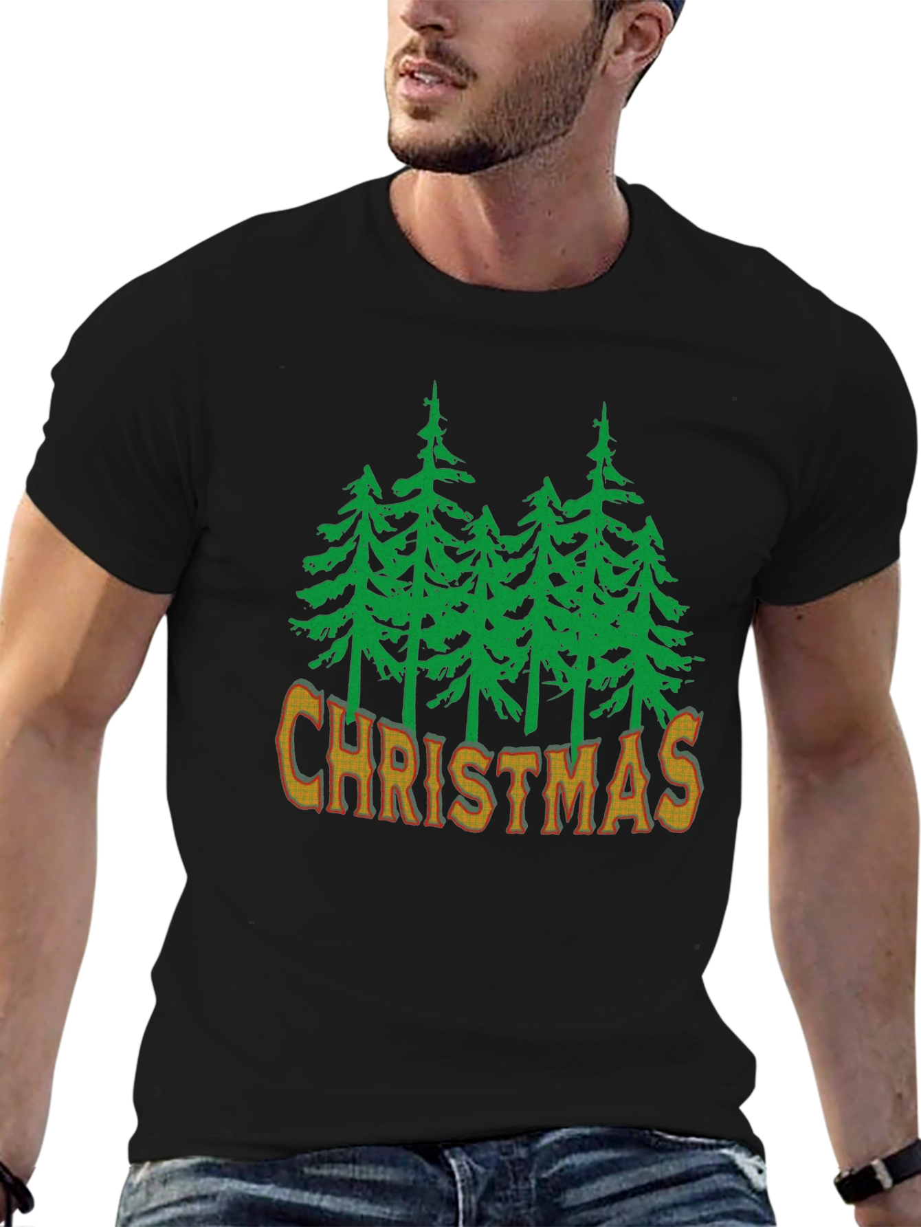 Christmas Pine Tree Graphic Tee