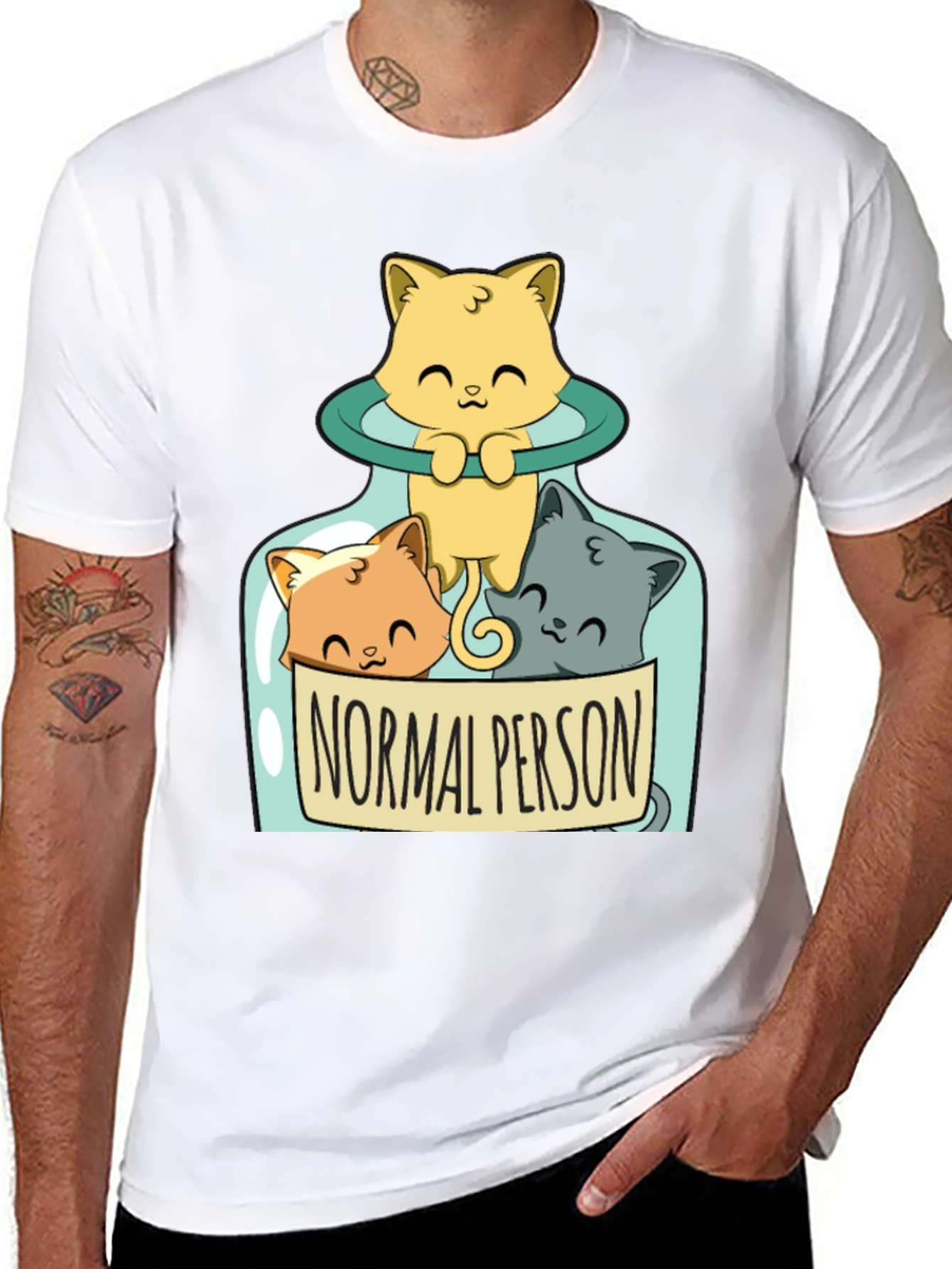 Normal Person Cat T-Shirt