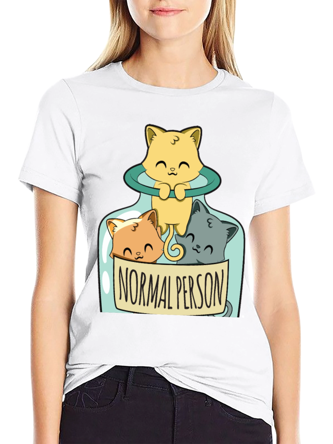 Normal Person Cat T-Shirt