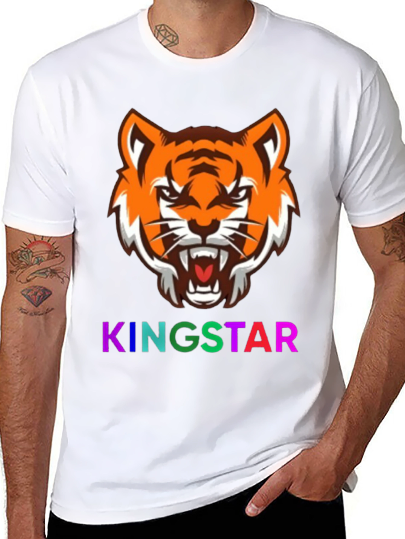 Kingstar Tiger Graphic Tee - Bold & Stylish