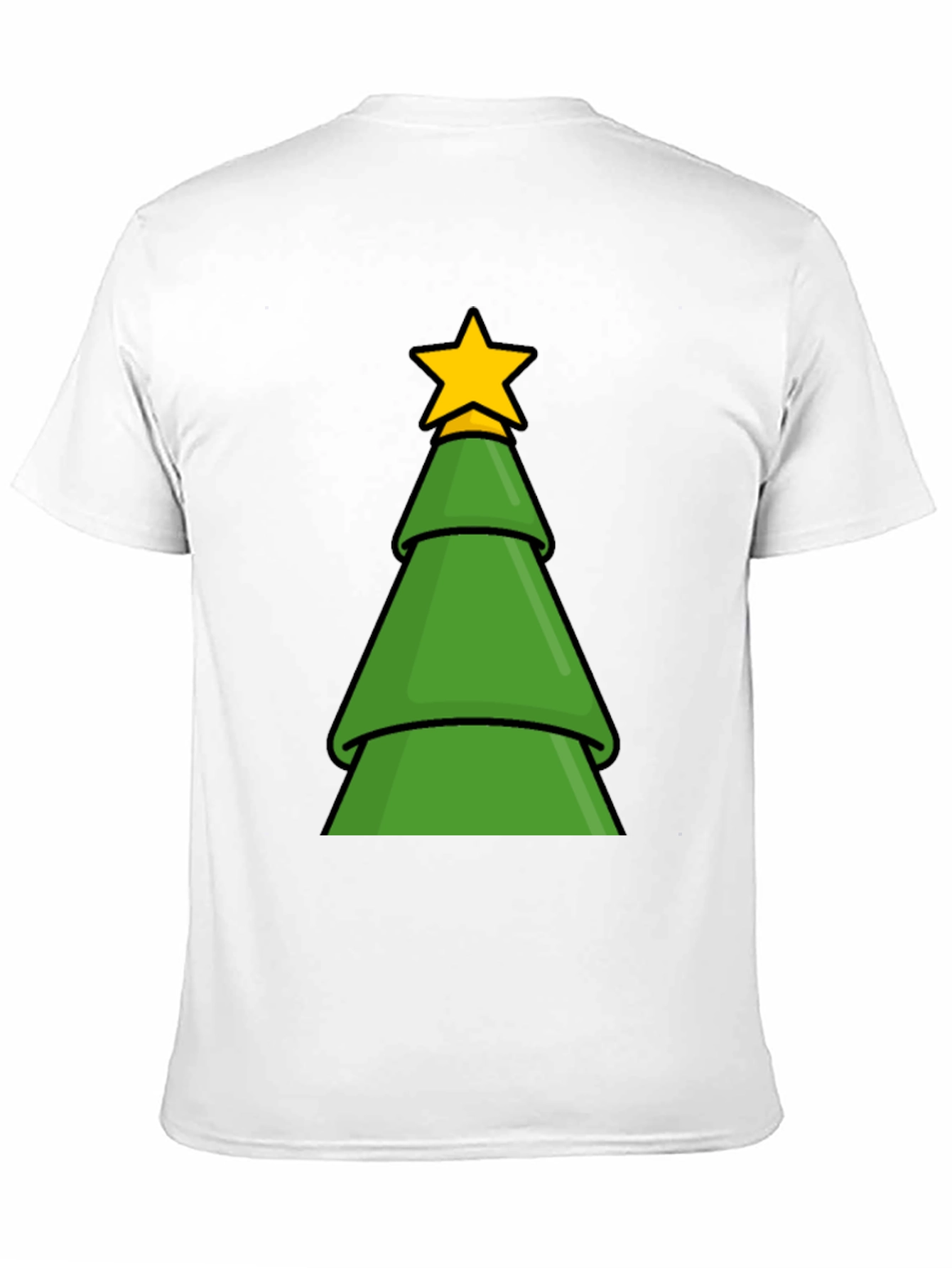 Festive Christmas Tree Graphic T-Shirt