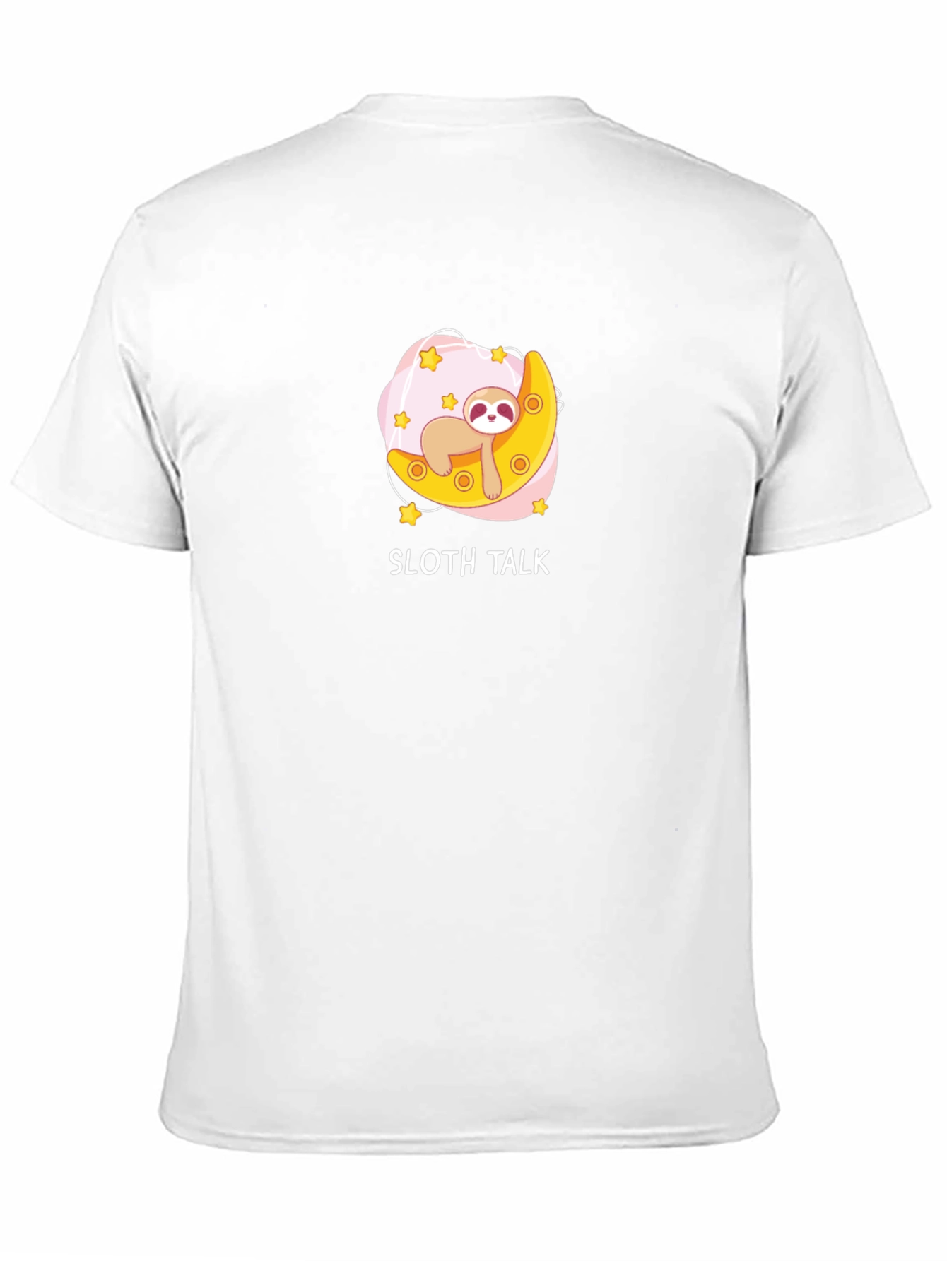 Sloth Talk Black Graphic T-Shirt