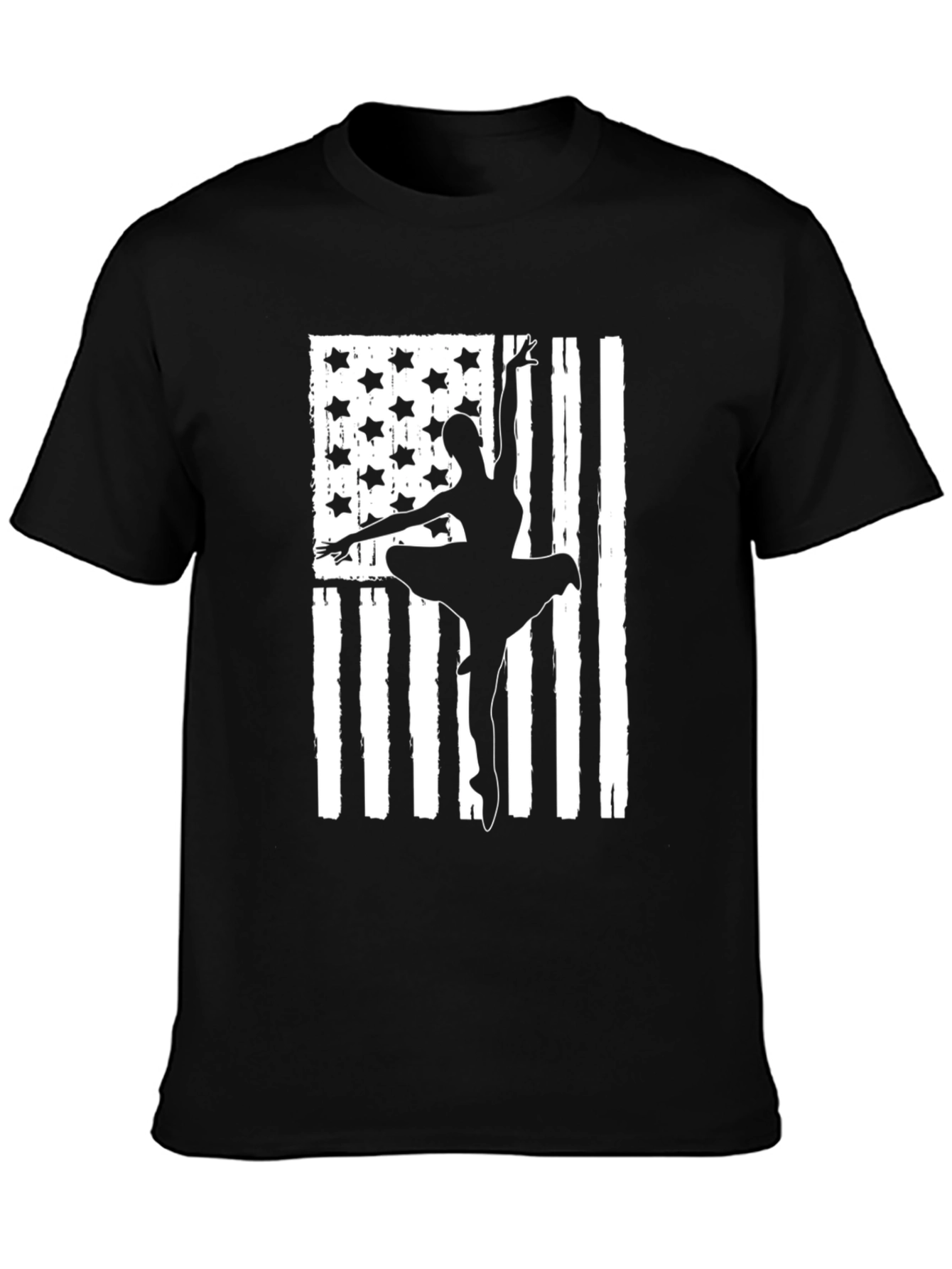 Ballet USA Flag T-Shirt - Dancer Patriotic Tee