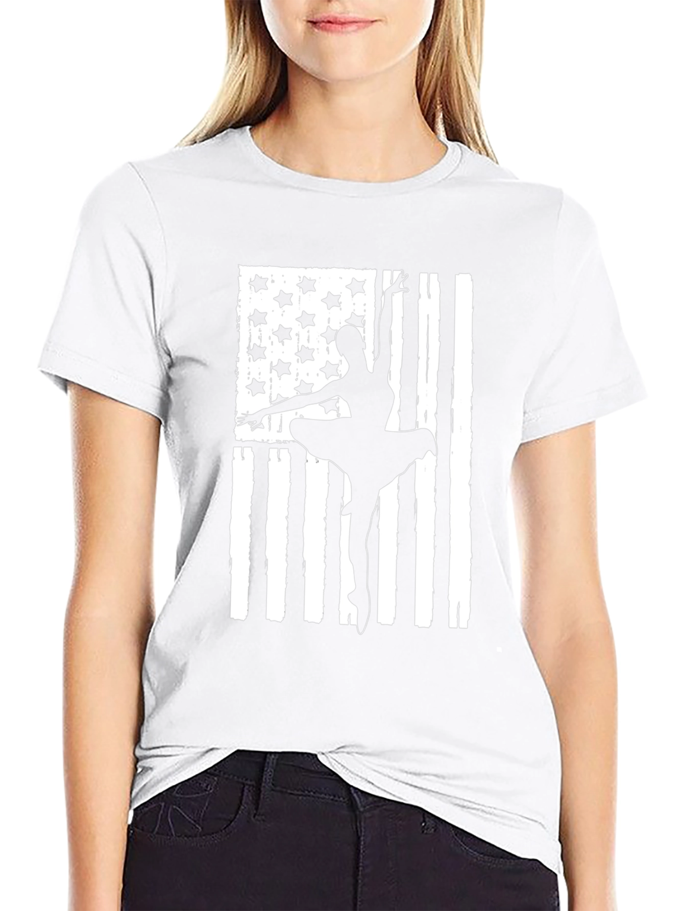 Ballet USA Flag T-Shirt - Dancer Patriotic Tee