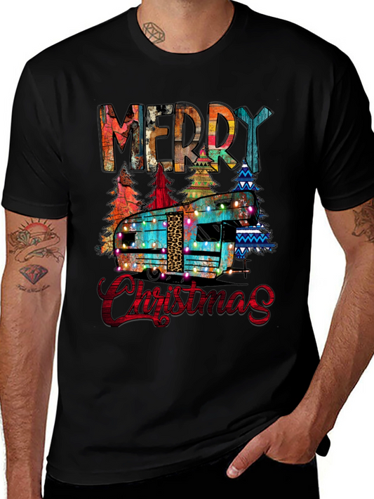 Merry Christmas RV Camper Holiday T-Shirt