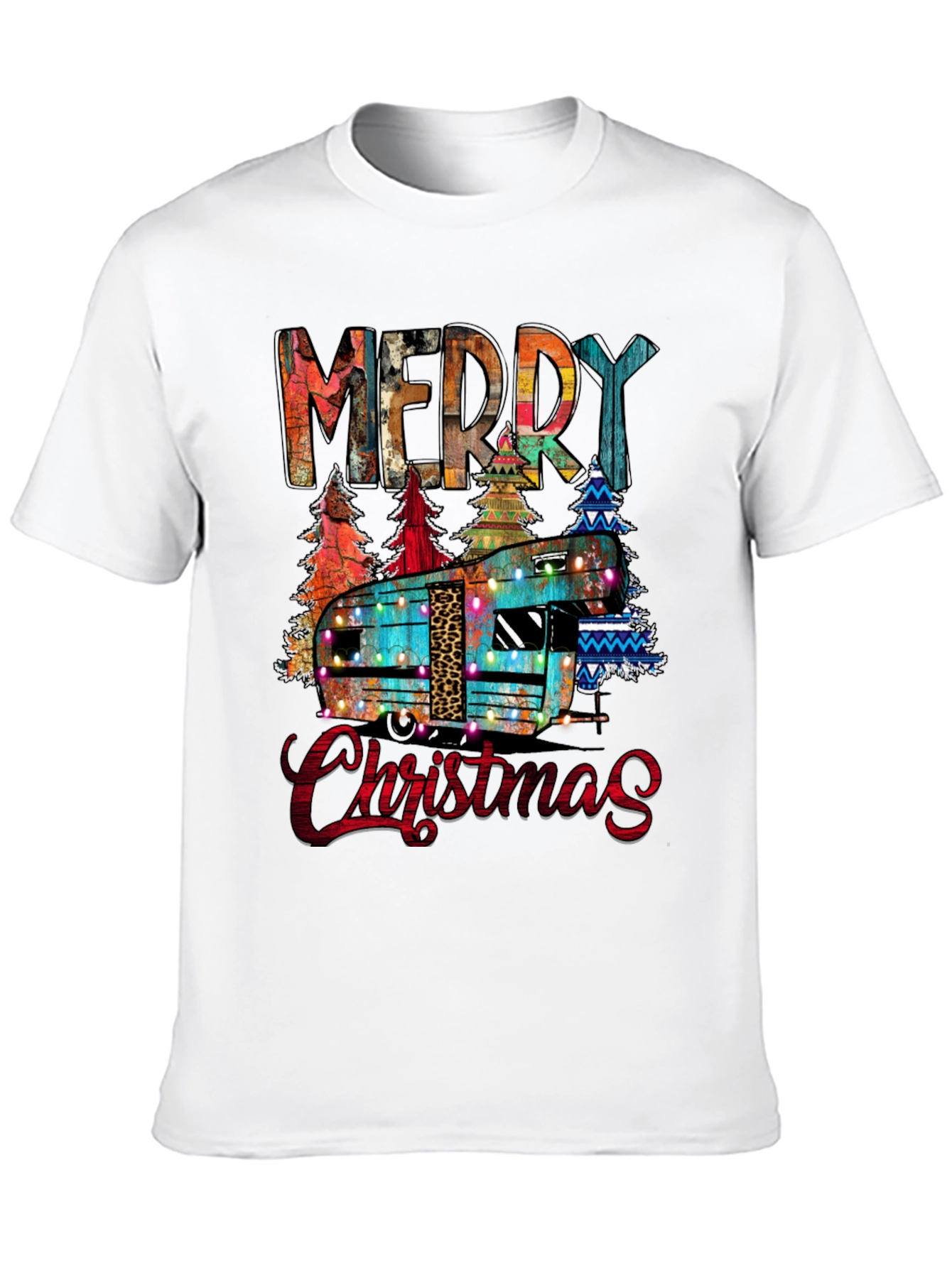 Merry Christmas RV Camper Holiday T-Shirt
