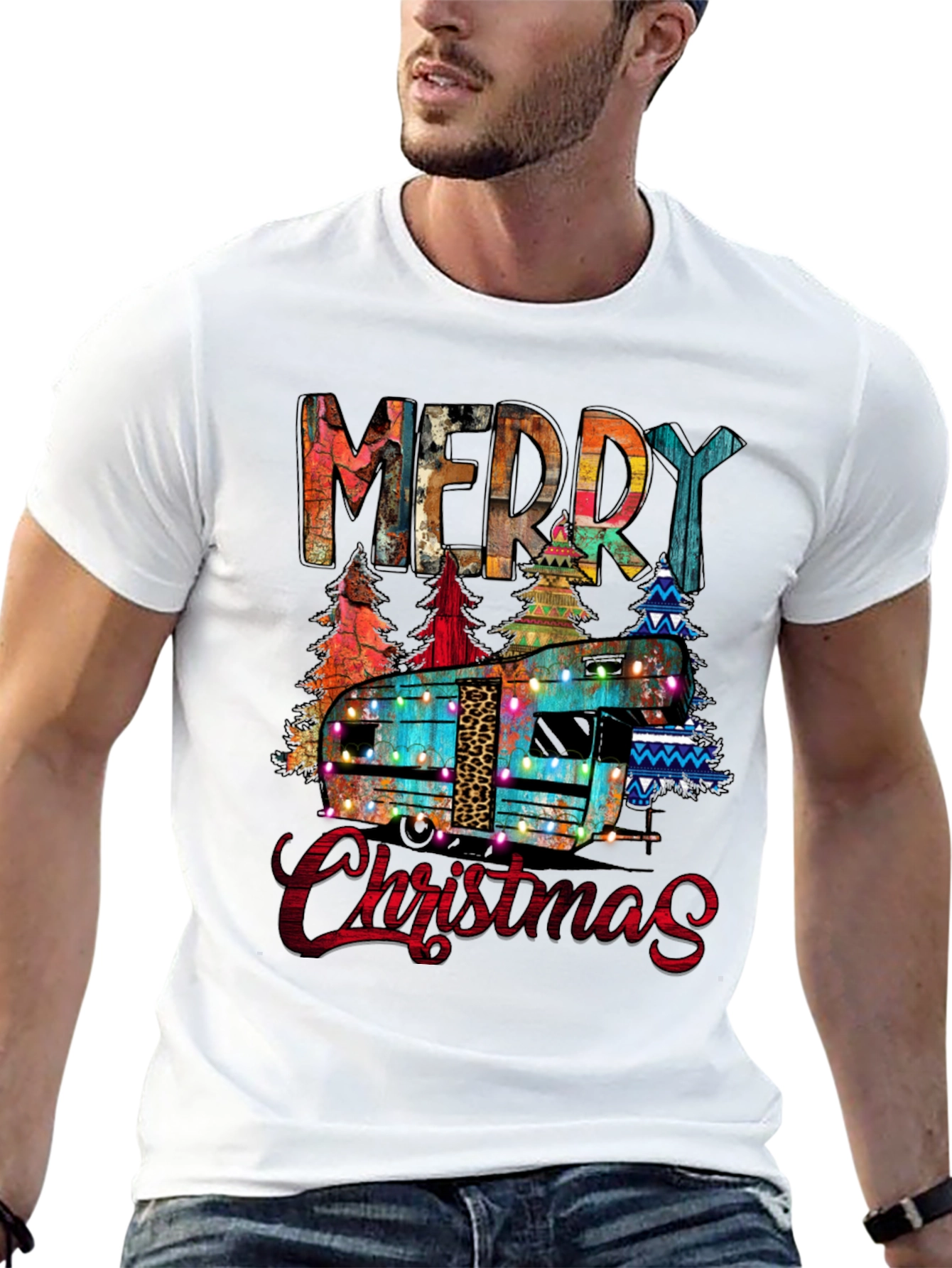 Merry Christmas RV Camper Holiday T-Shirt