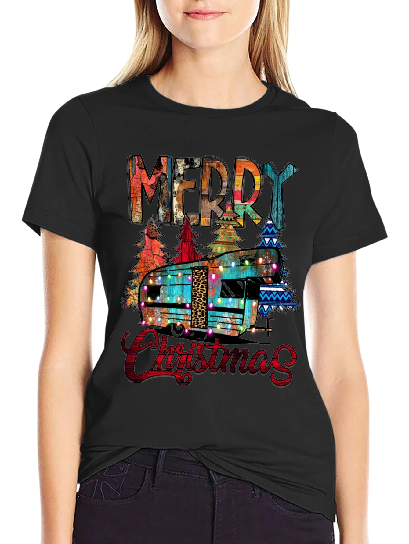 Merry Christmas RV Camper Holiday T-Shirt