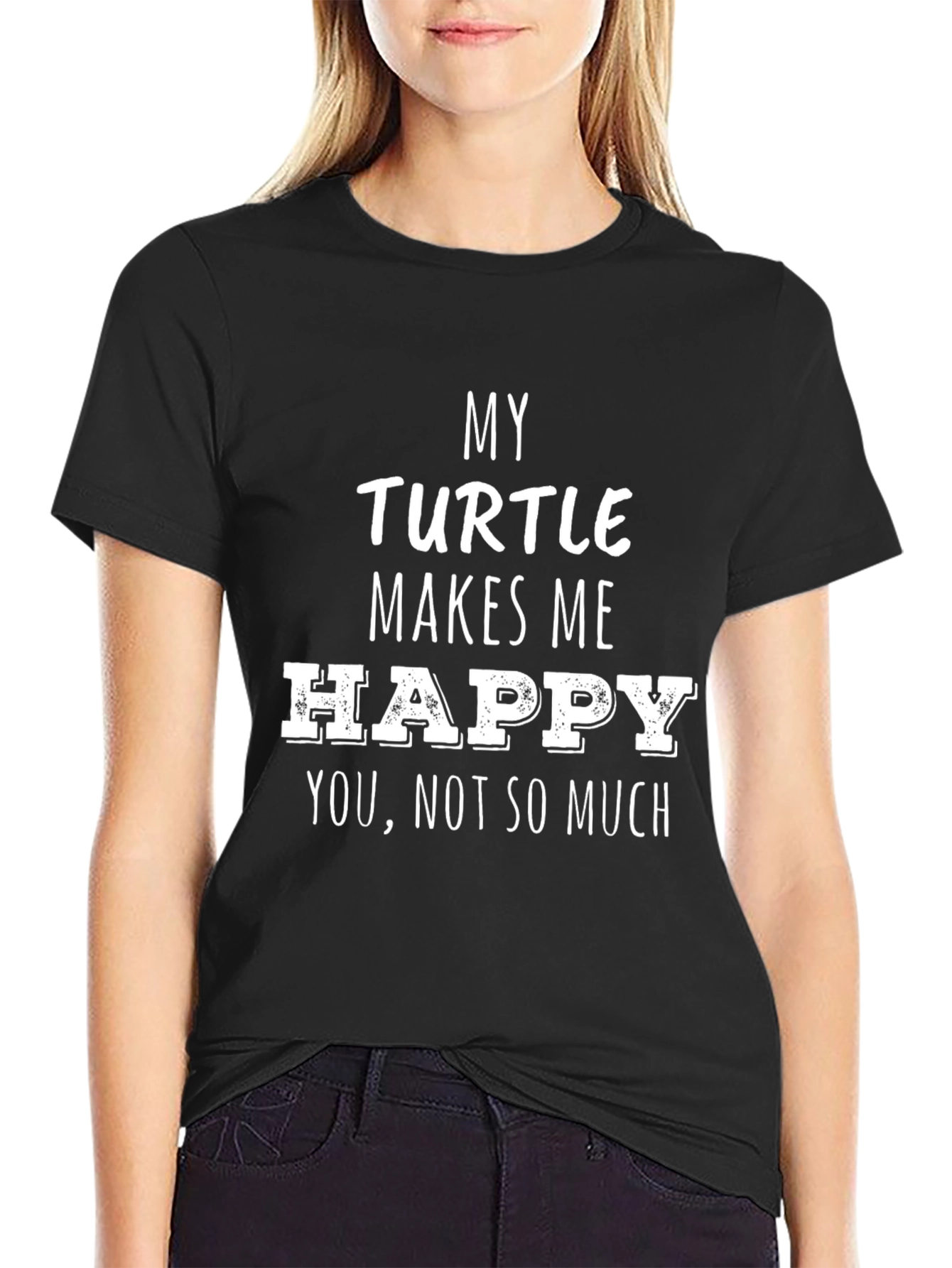 My Turtle Makes Me Happy T-Shirt