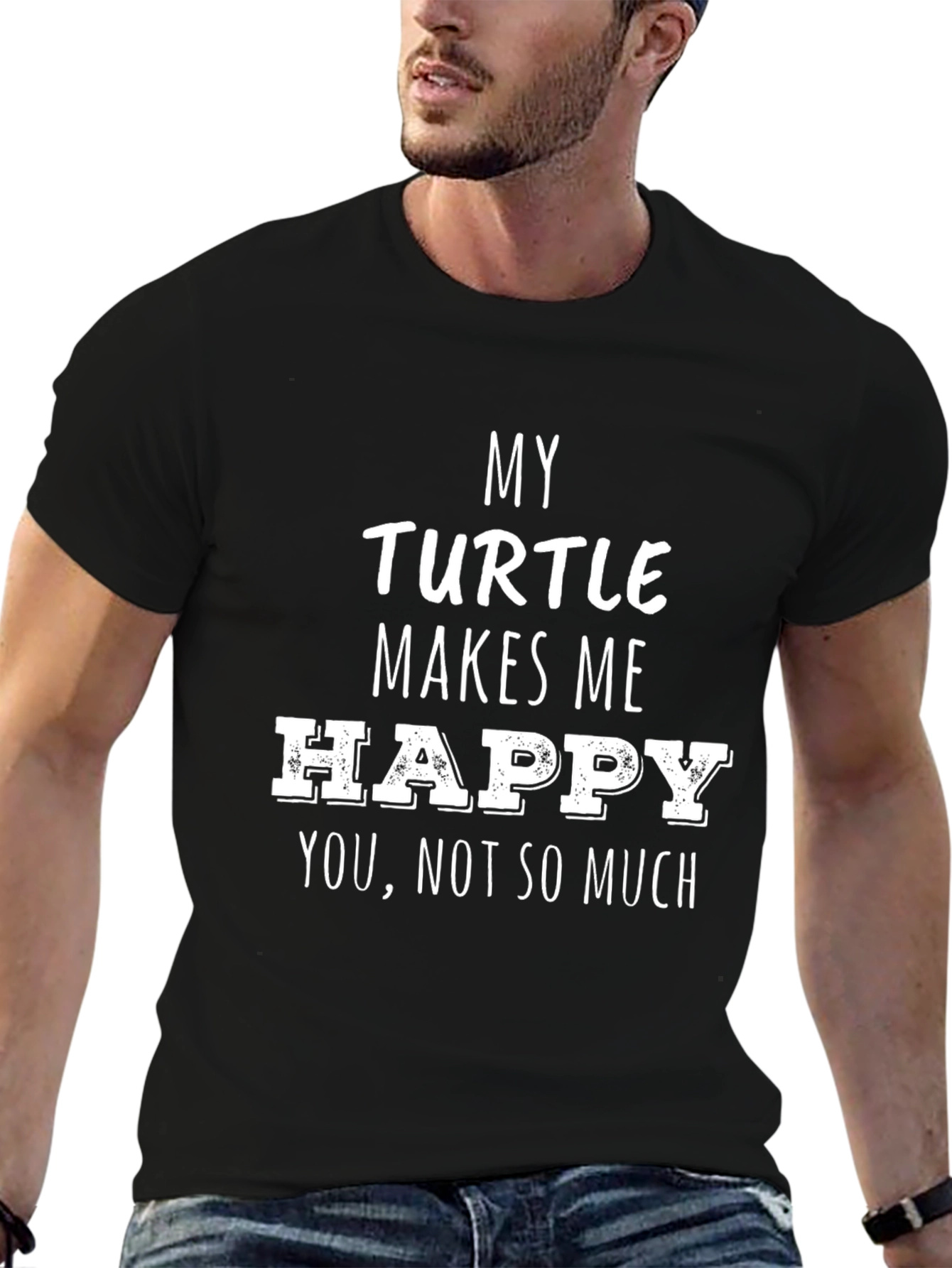 My Turtle Makes Me Happy T-Shirt