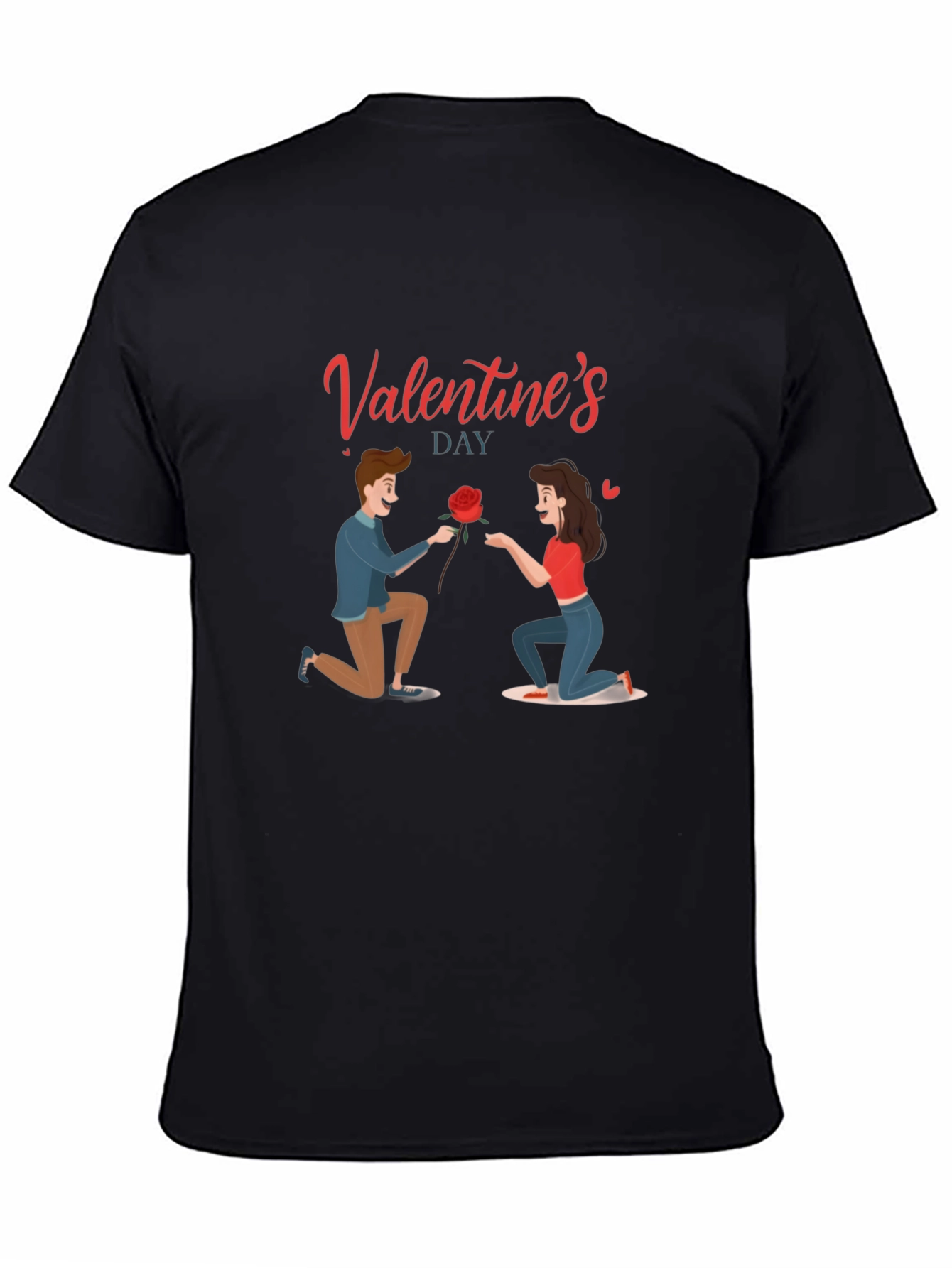 Valentines Day Graphic Tee - Love Proposal Design