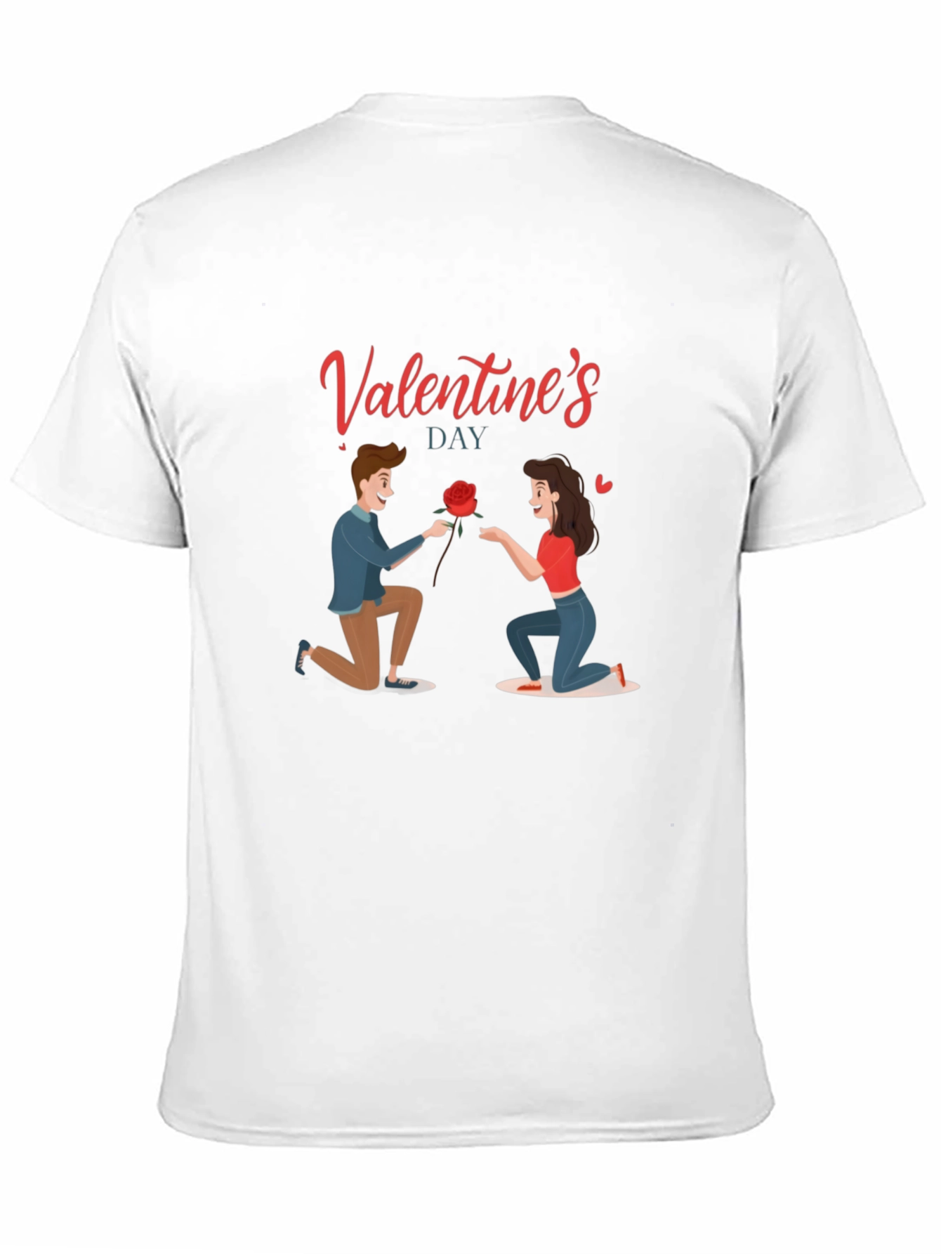 Valentines Day Graphic Tee - Love Proposal Design
