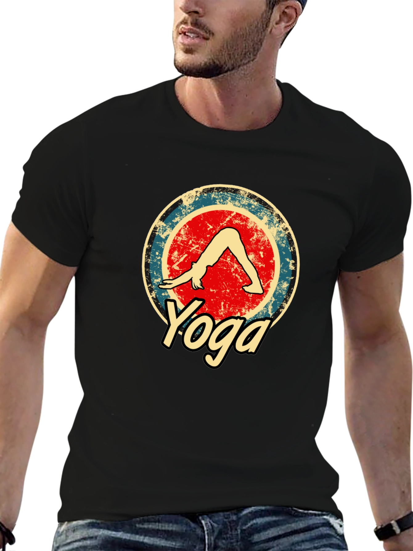 Yoga Pose Graphic T-Shirt