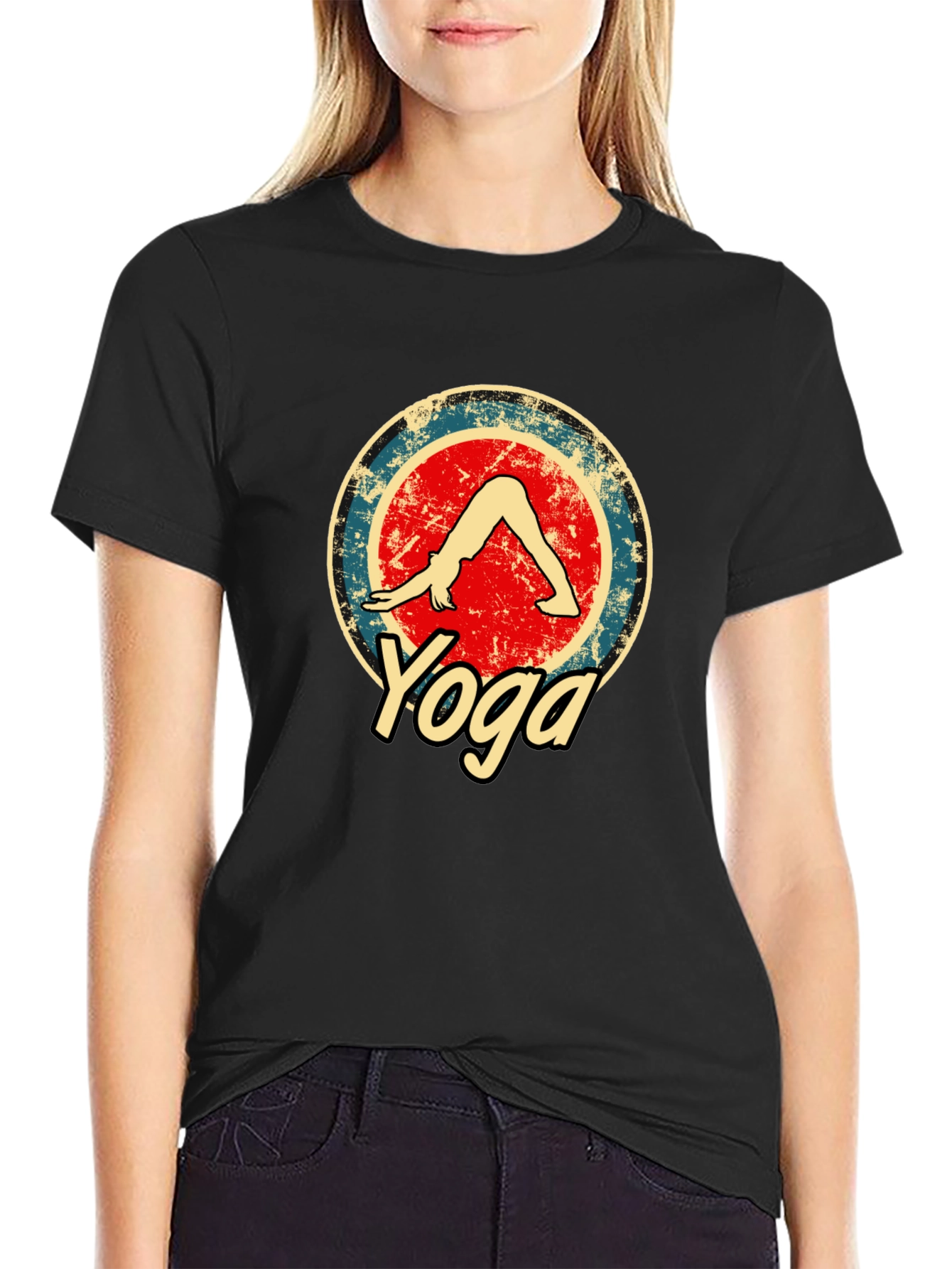 Yoga Pose Graphic T-Shirt