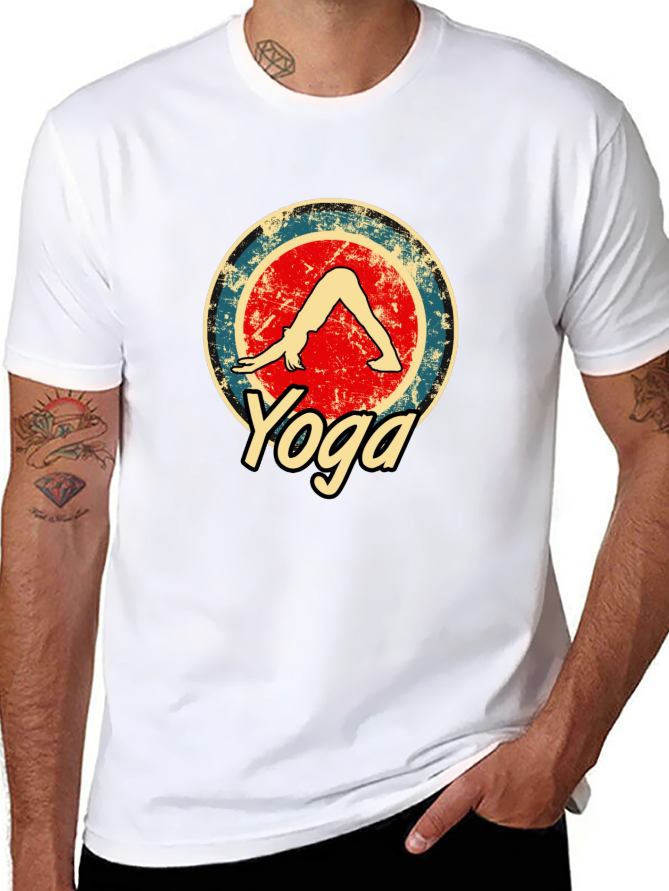 Yoga Pose Graphic T-Shirt
