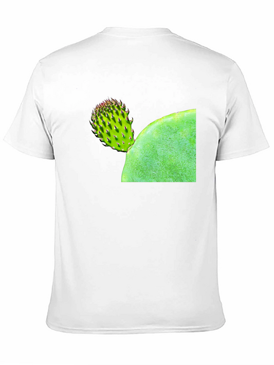 Cactus Graphic Tee - Unique Green Prickly Pear Design