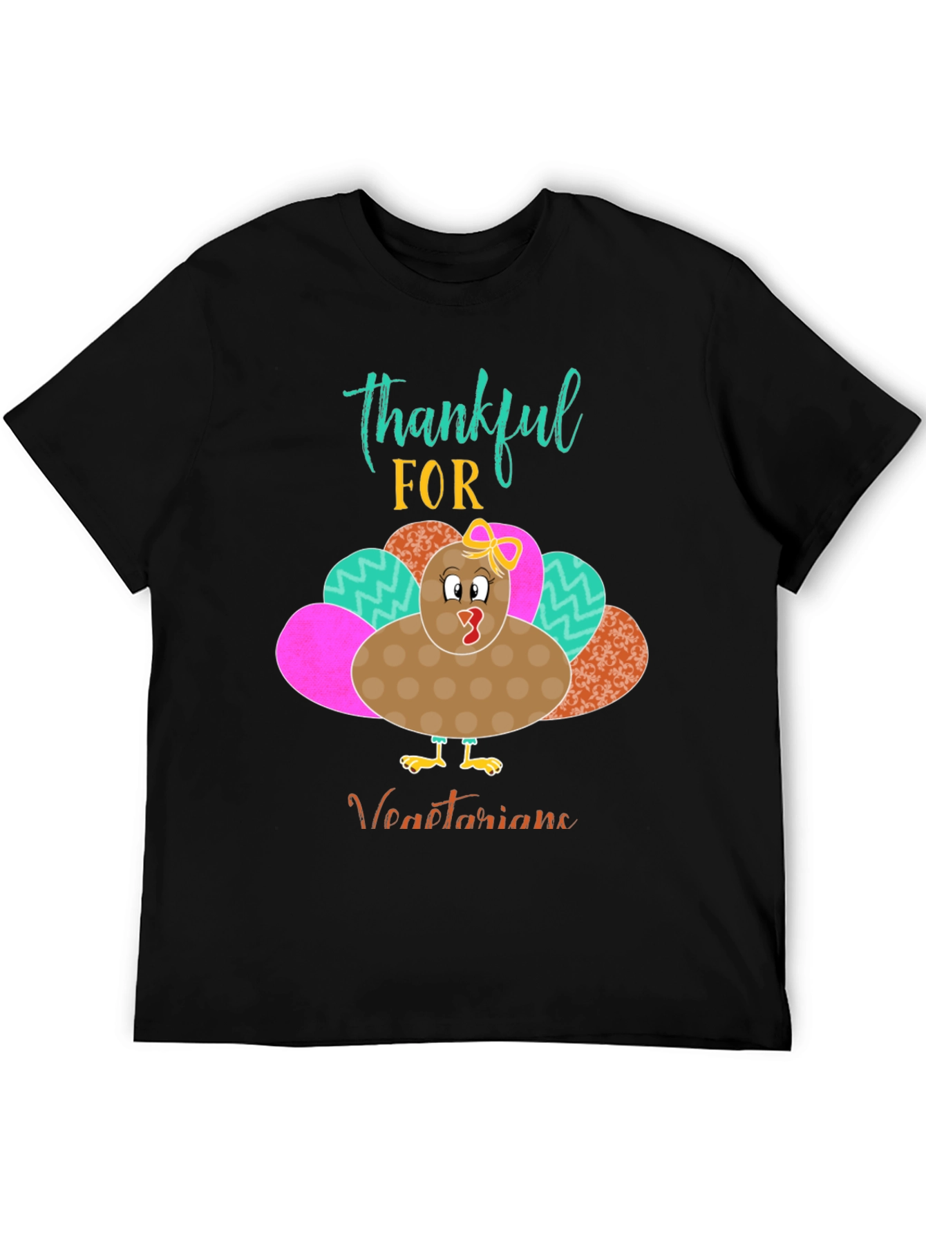 Thankful For Vegetarians Turkey Thanksgiving T-Shirt