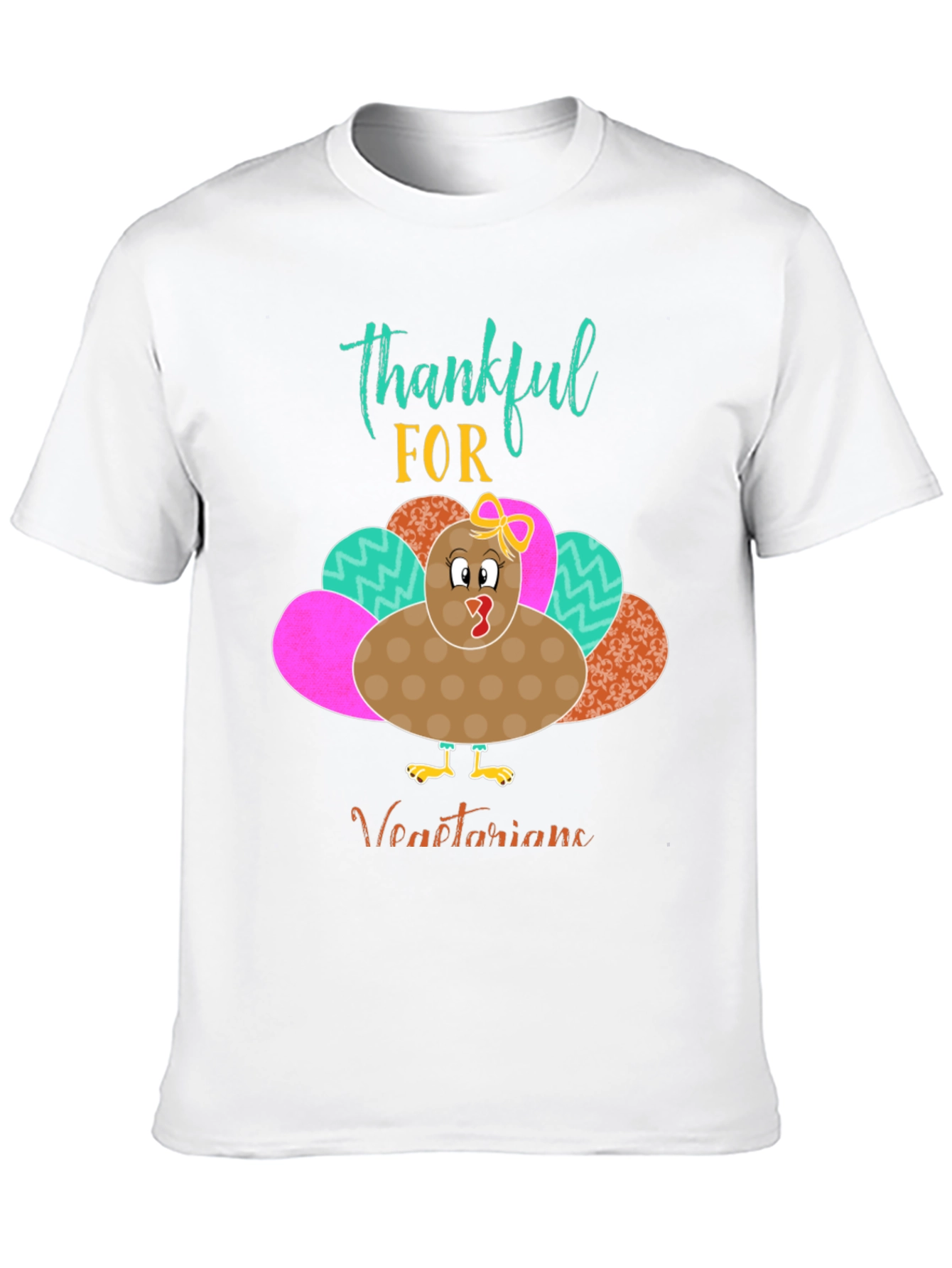 Thankful For Vegetarians Turkey Thanksgiving T-Shirt