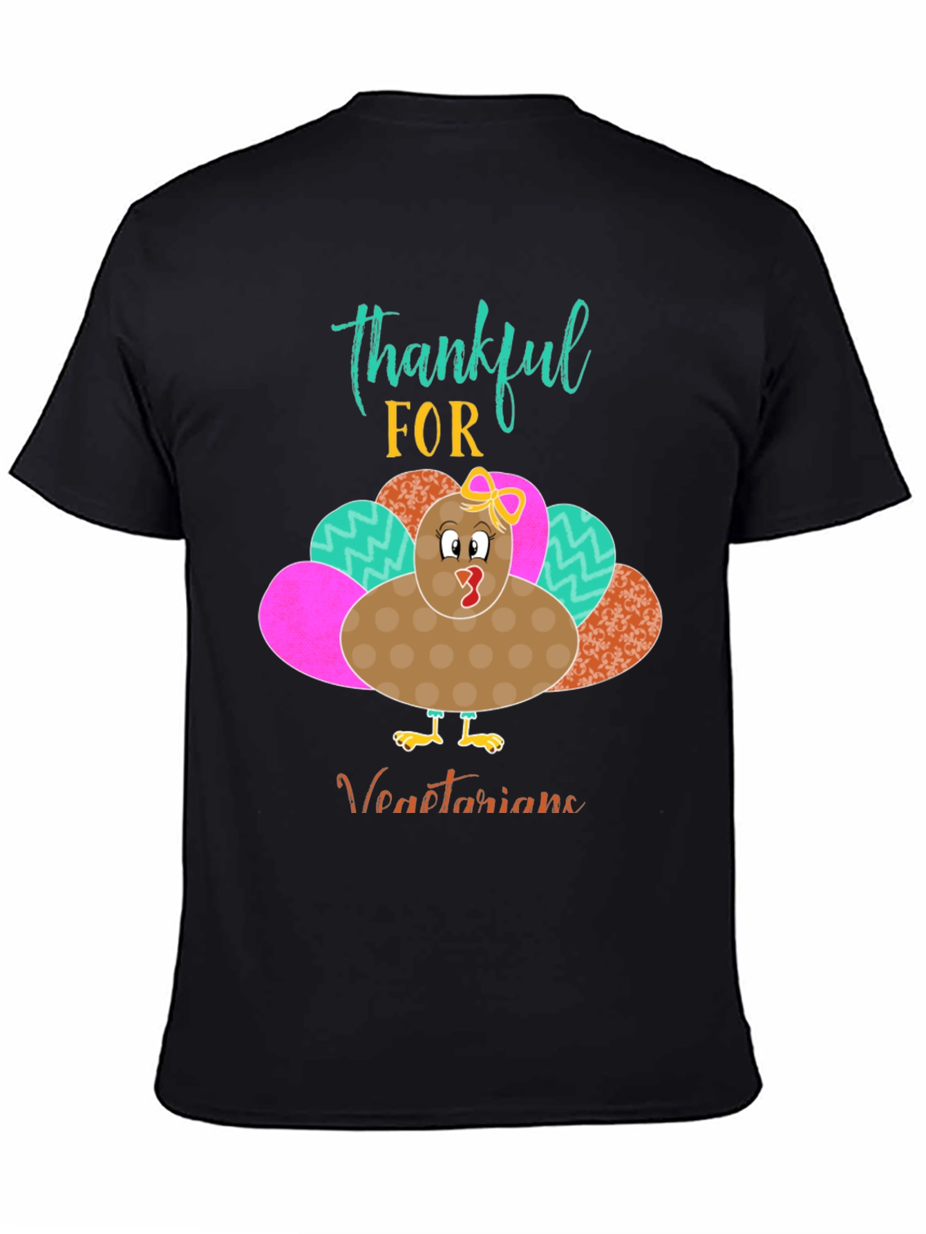 Thankful For Vegetarians Turkey Thanksgiving T-Shirt