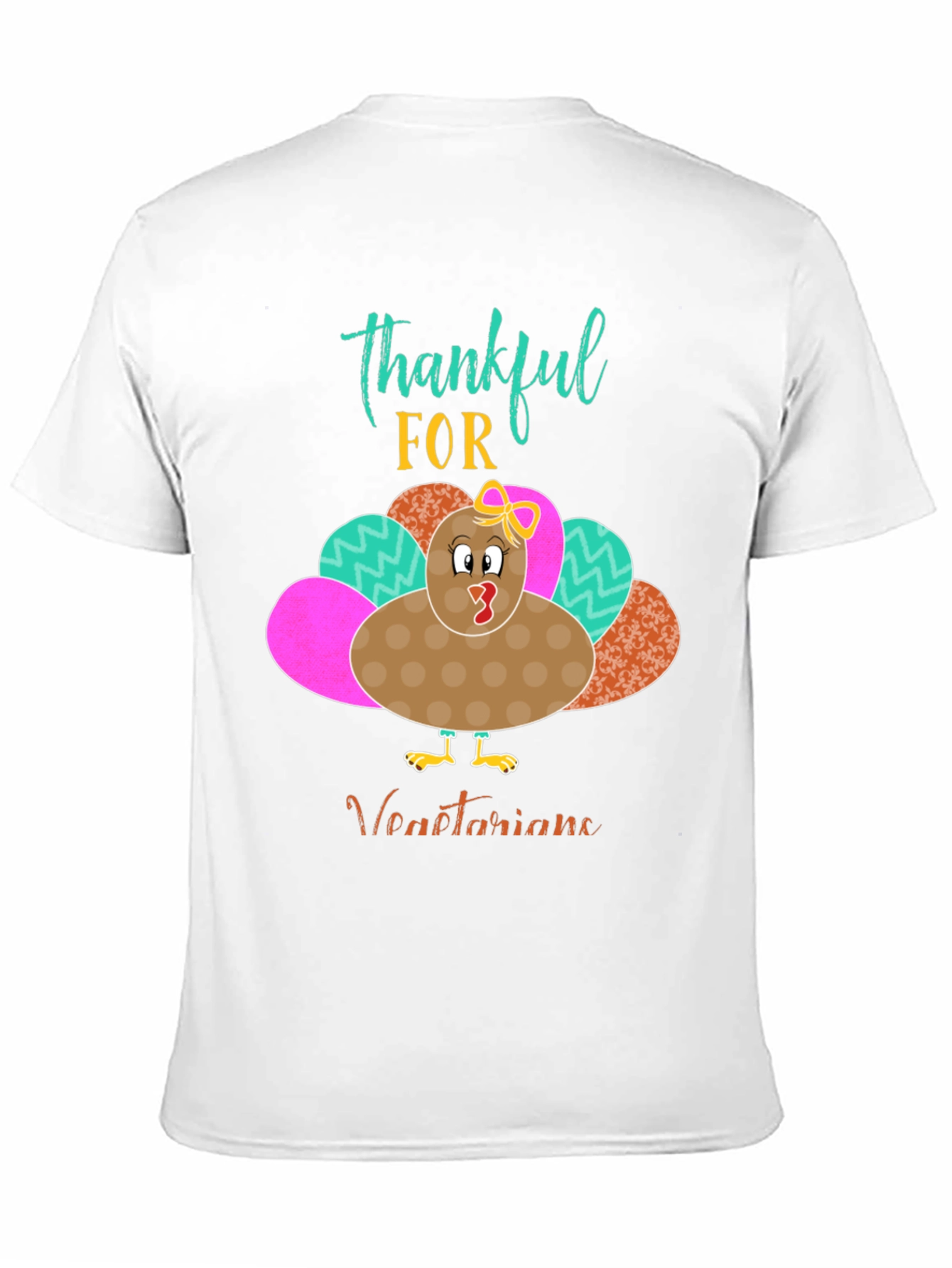 Thankful For Vegetarians Turkey Thanksgiving T-Shirt