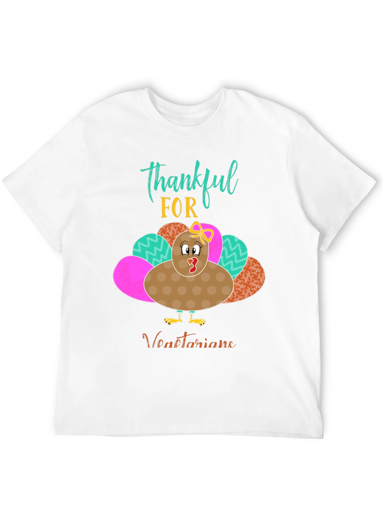 Thankful For Vegetarians Turkey Thanksgiving T-Shirt