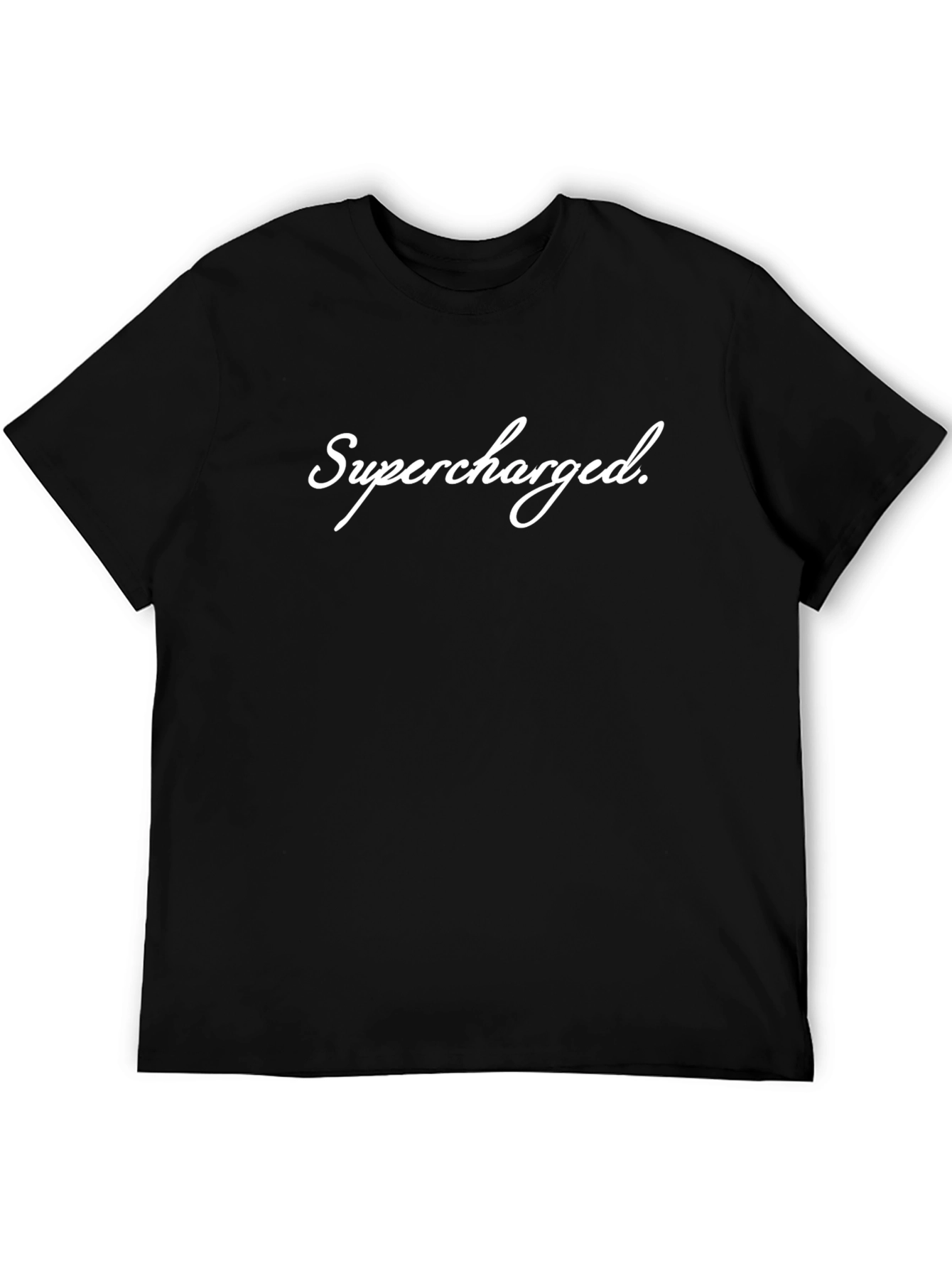 Supercharged Black T-Shirt - Classic Fit