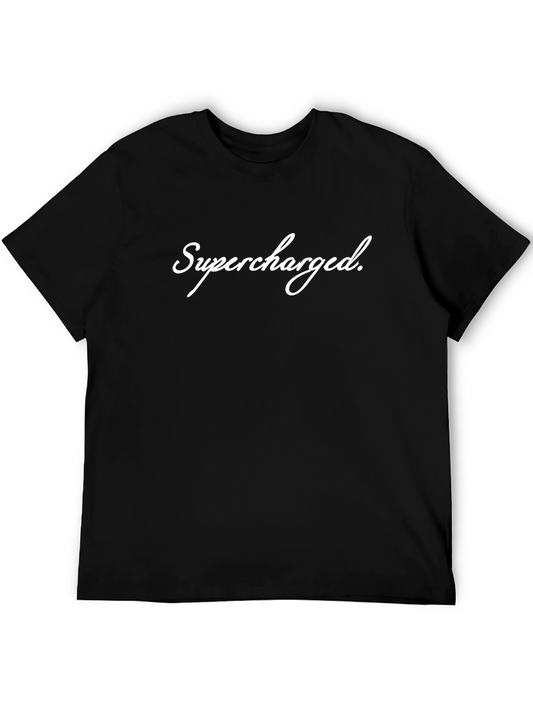 Supercharged Black T-Shirt - Classic Fit