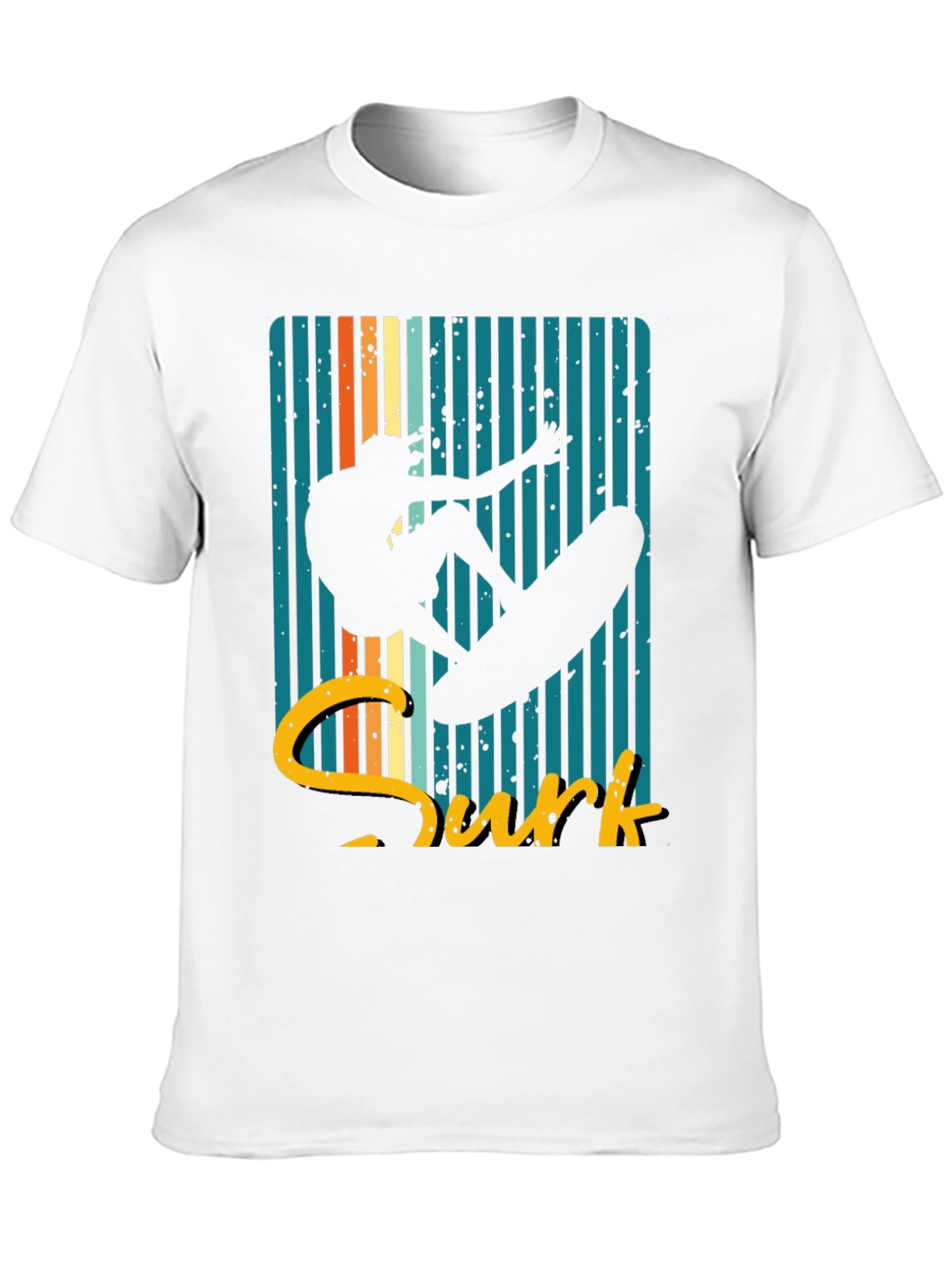 Retro Surf Graphic Tee - Black