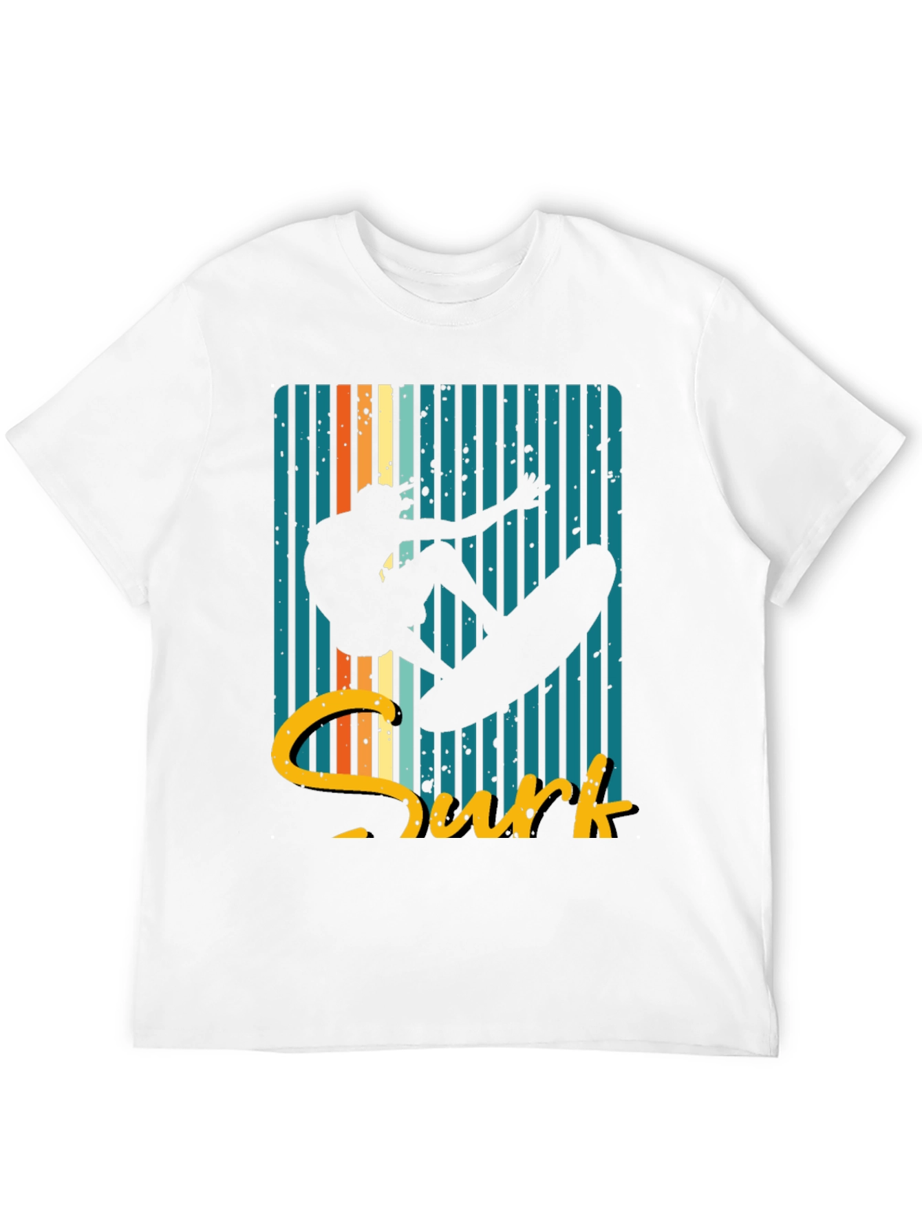 Retro Surf Graphic Tee - Black