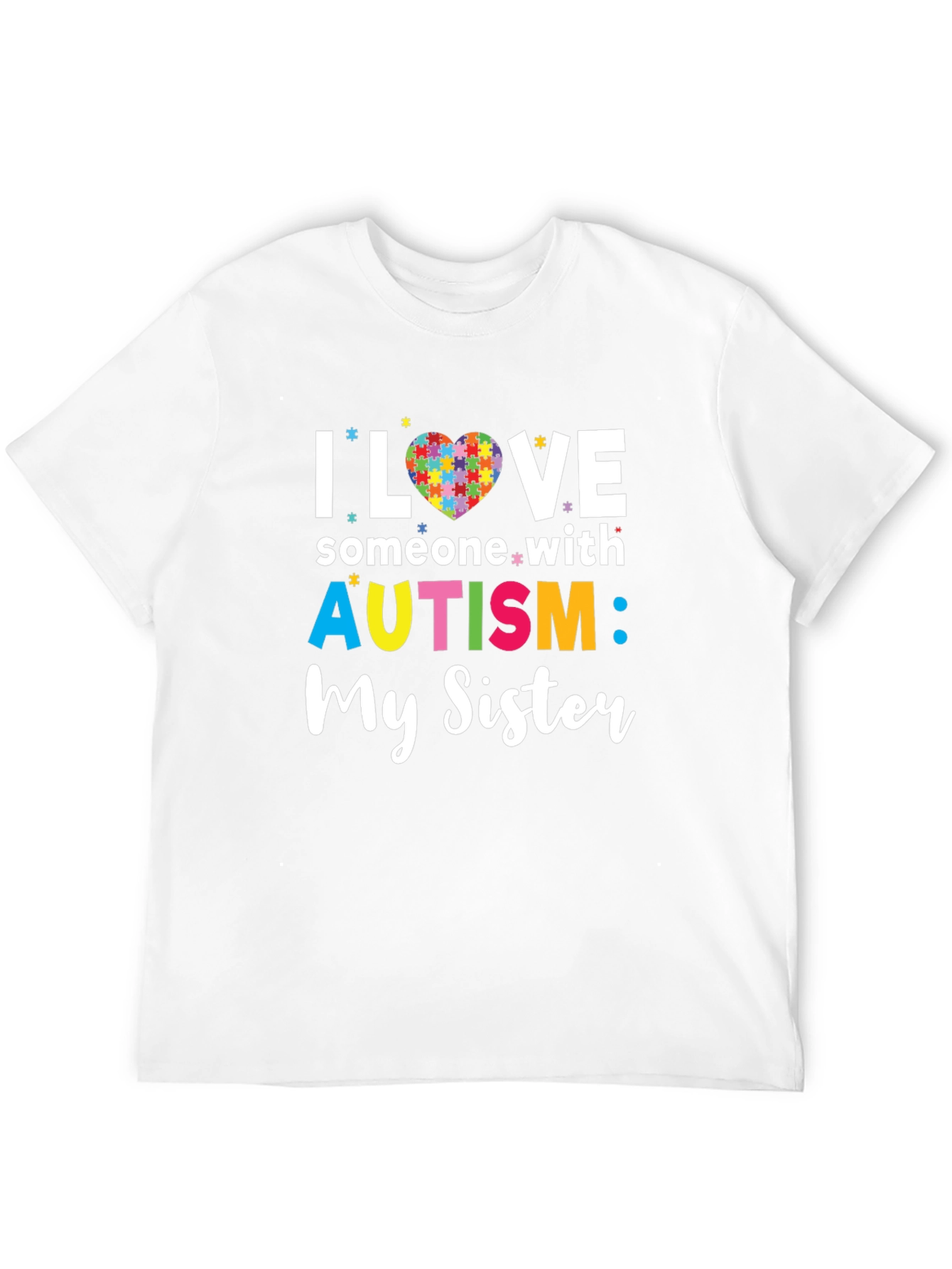 Autism Awareness I Love My Sister T-Shirt