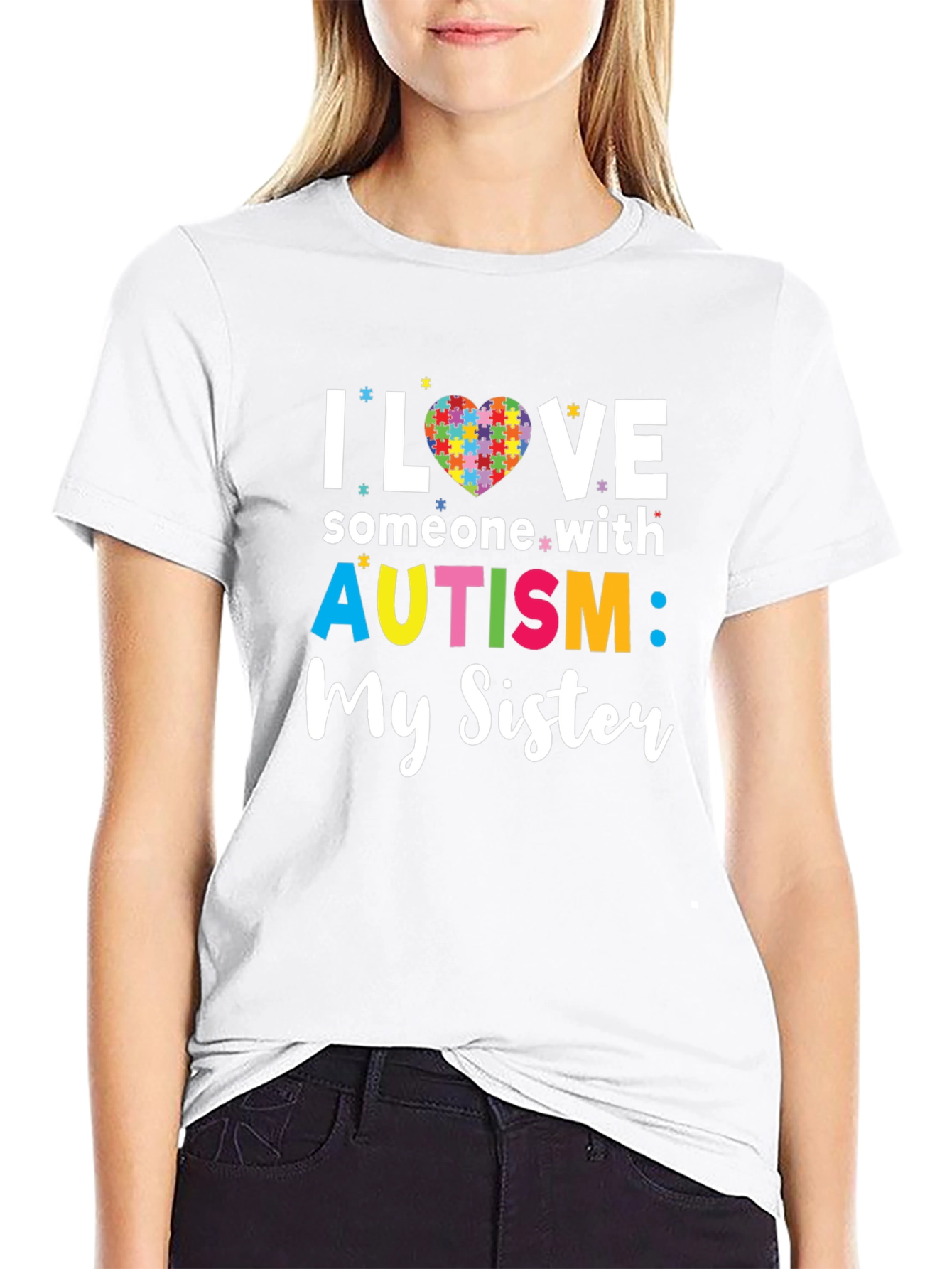 Autism Awareness I Love My Sister T-Shirt