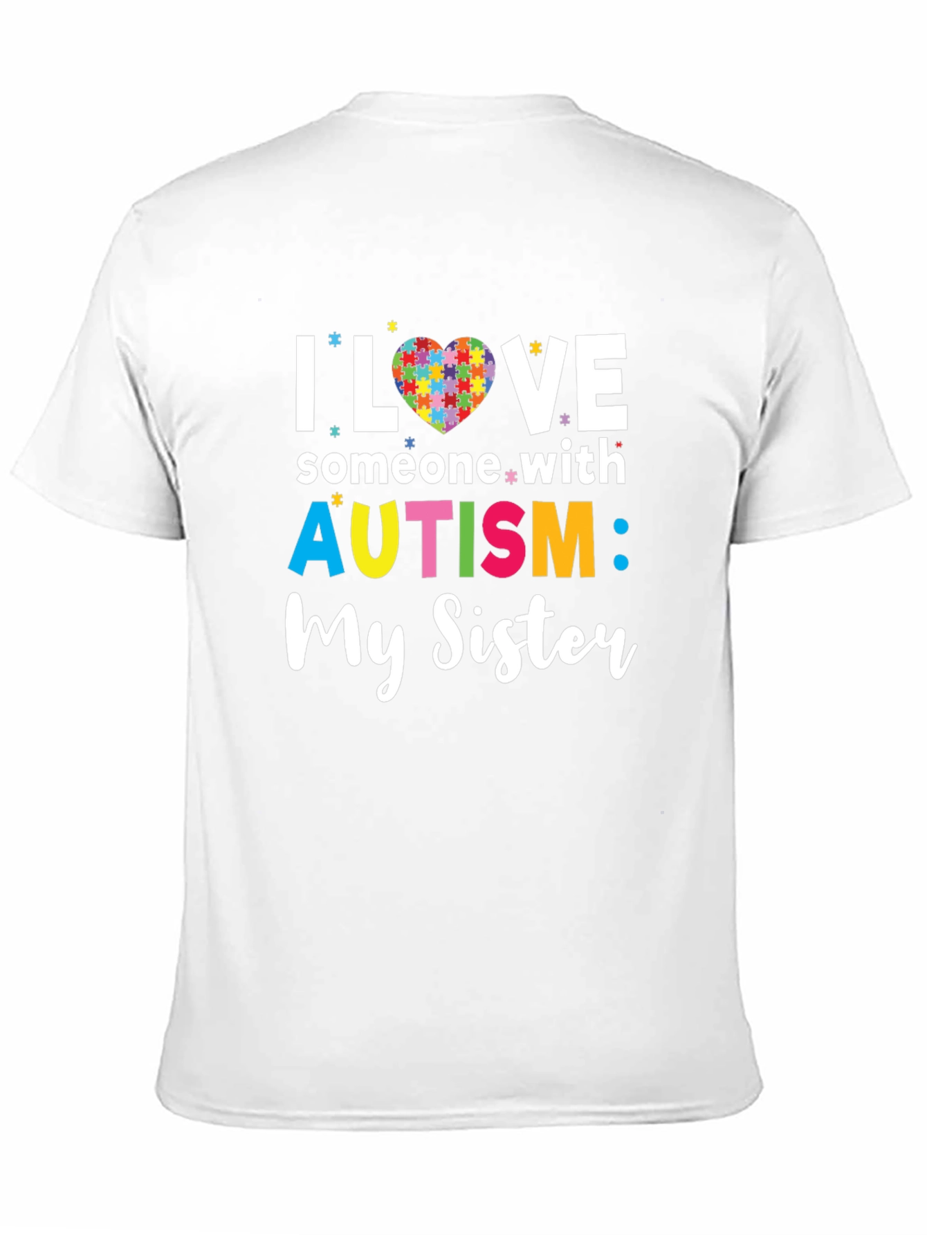 Autism Awareness I Love My Sister T-Shirt