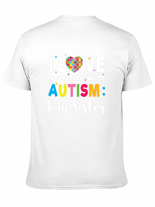 Autism Awareness I Love My Sister T-Shirt