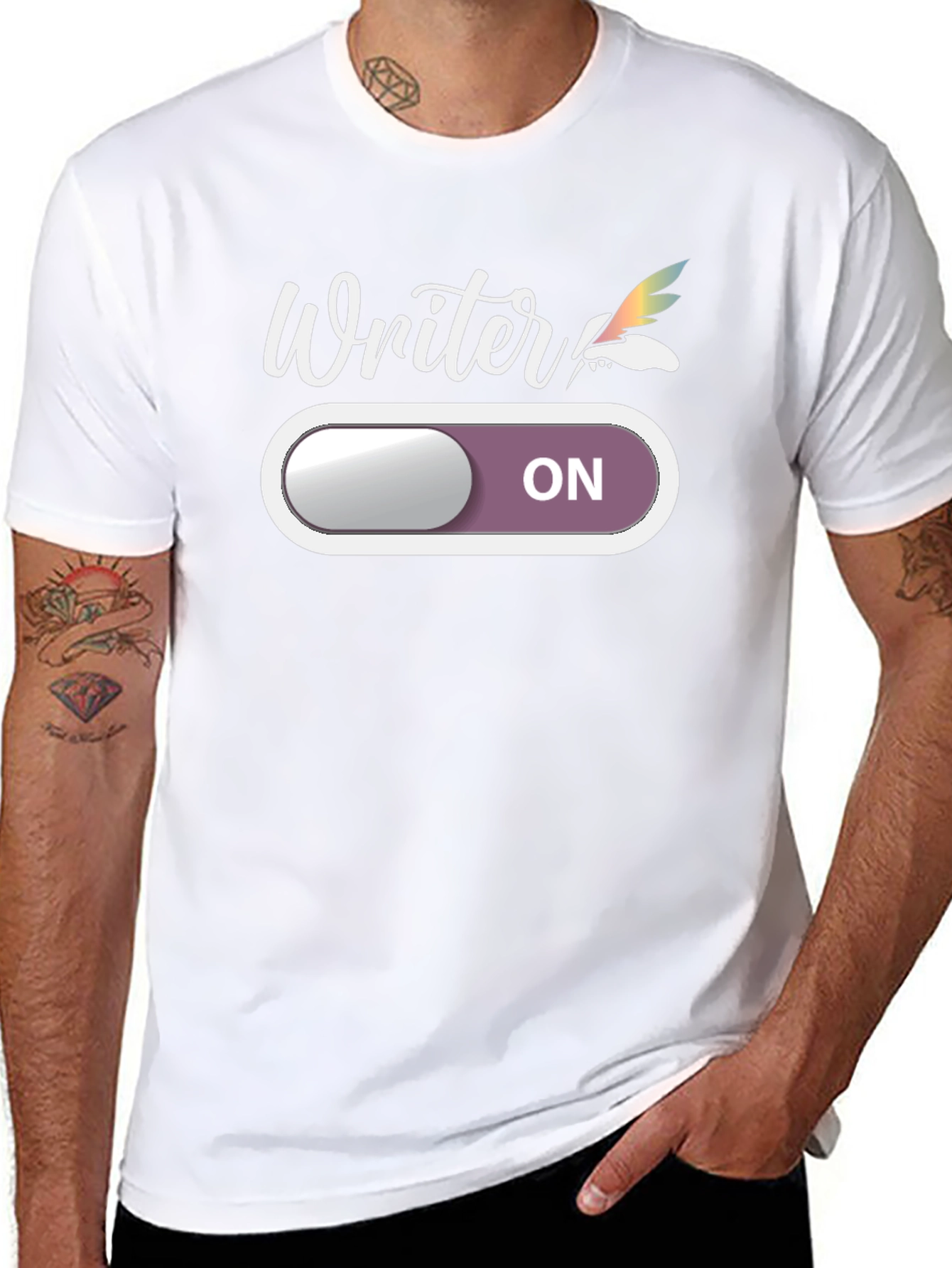 Writer Mode ON T-Shirt -  Creative & Funny Tee