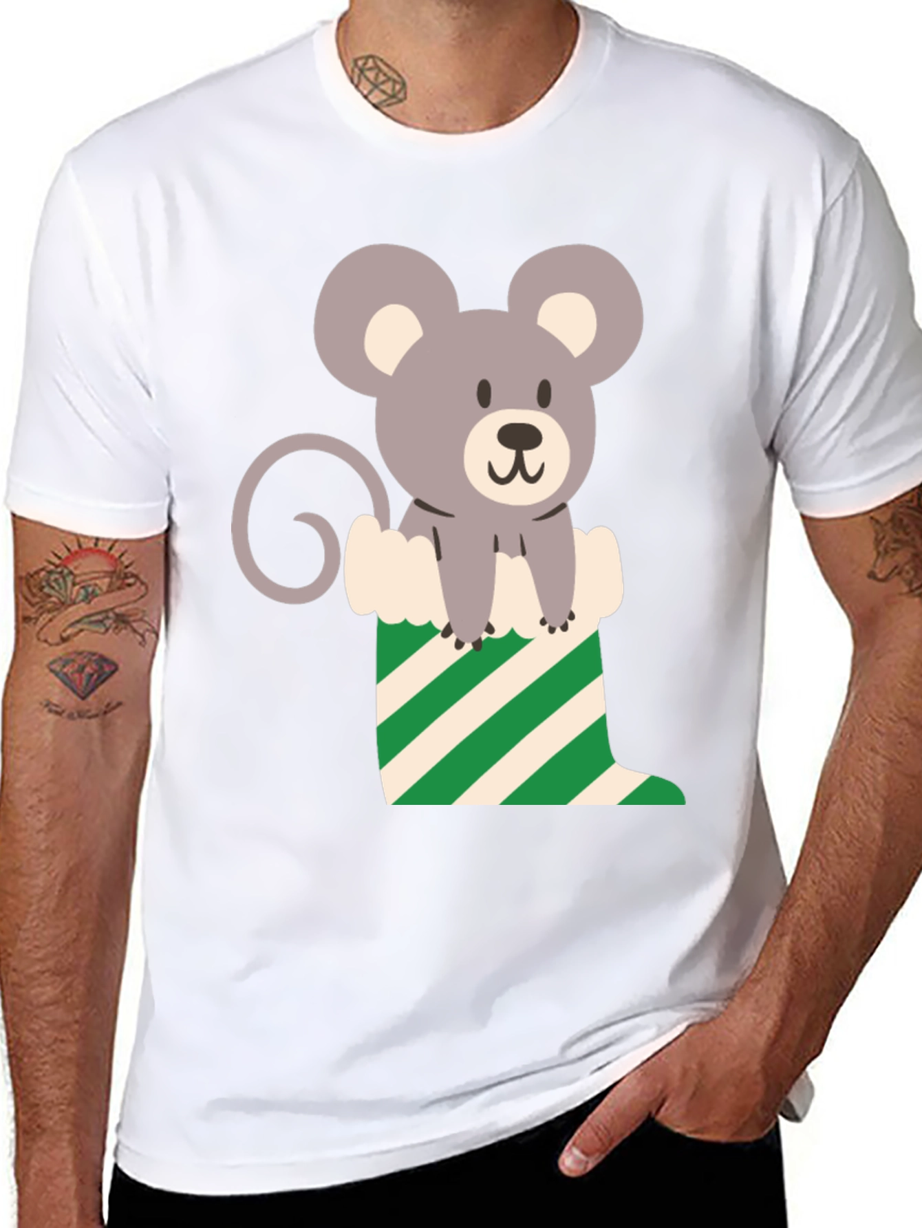Festive Mouse Christmas T-Shirt