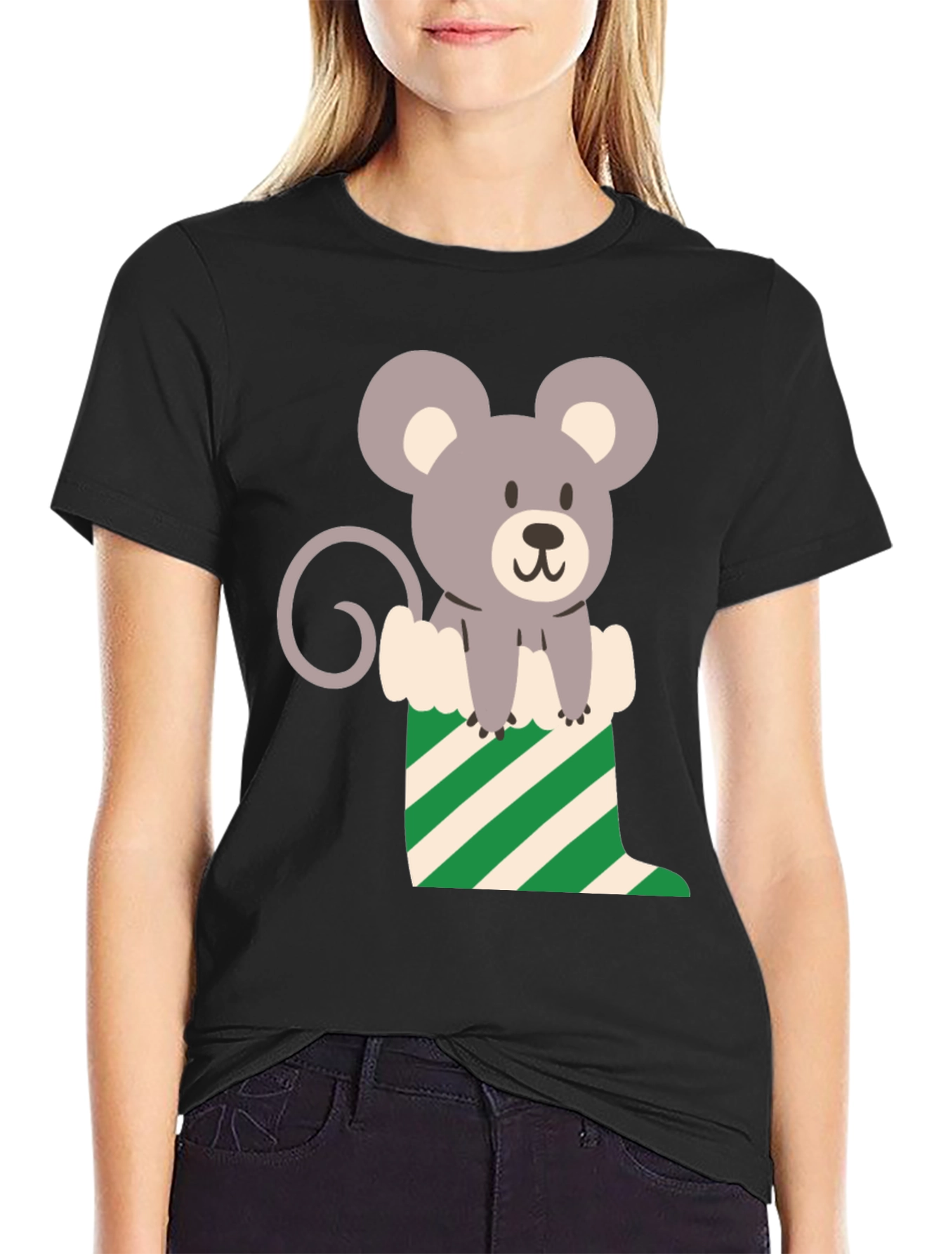 Festive Mouse Christmas T-Shirt