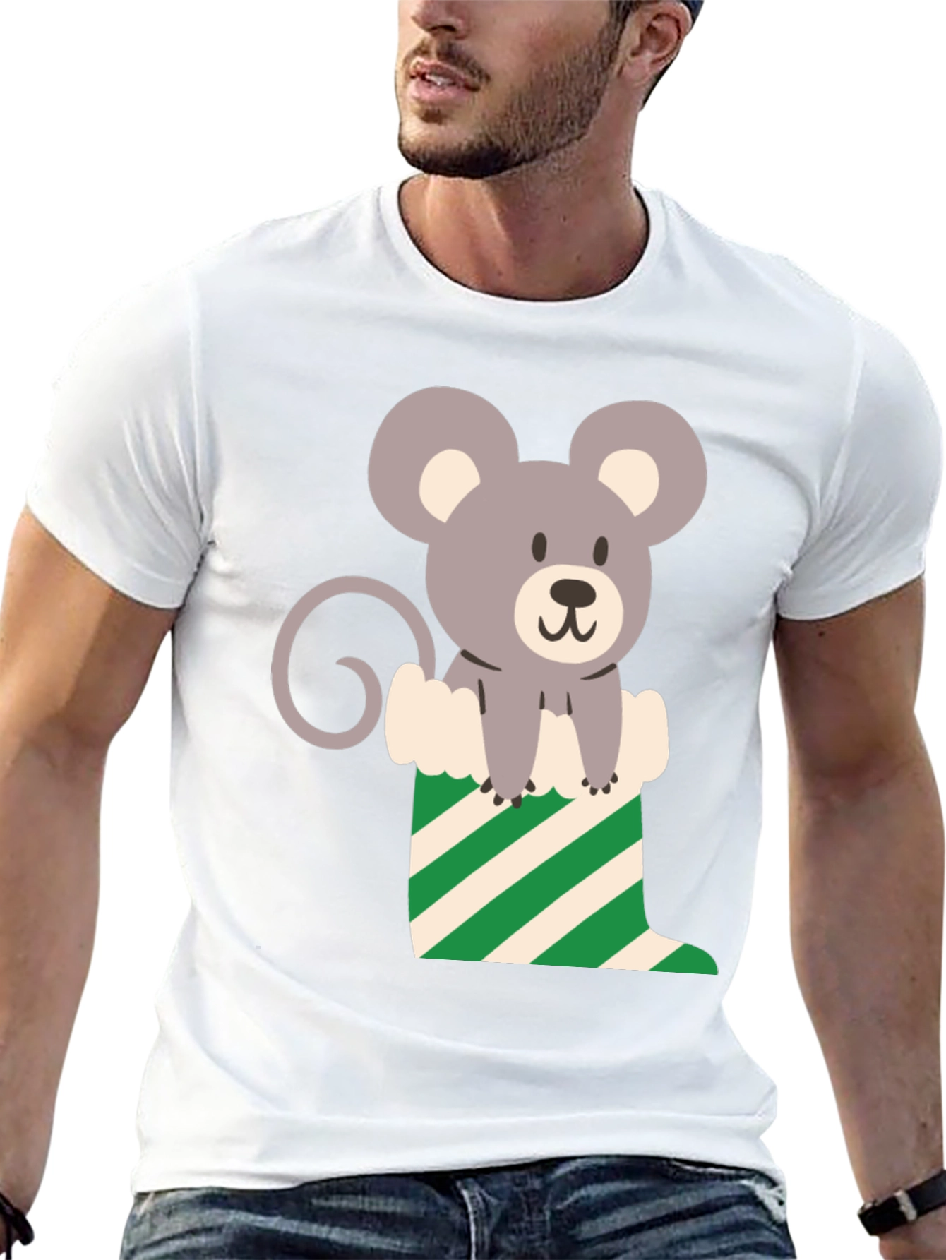 Festive Mouse Christmas T-Shirt
