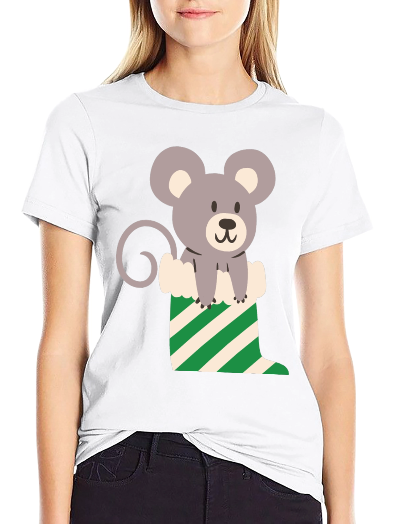 Festive Mouse Christmas T-Shirt