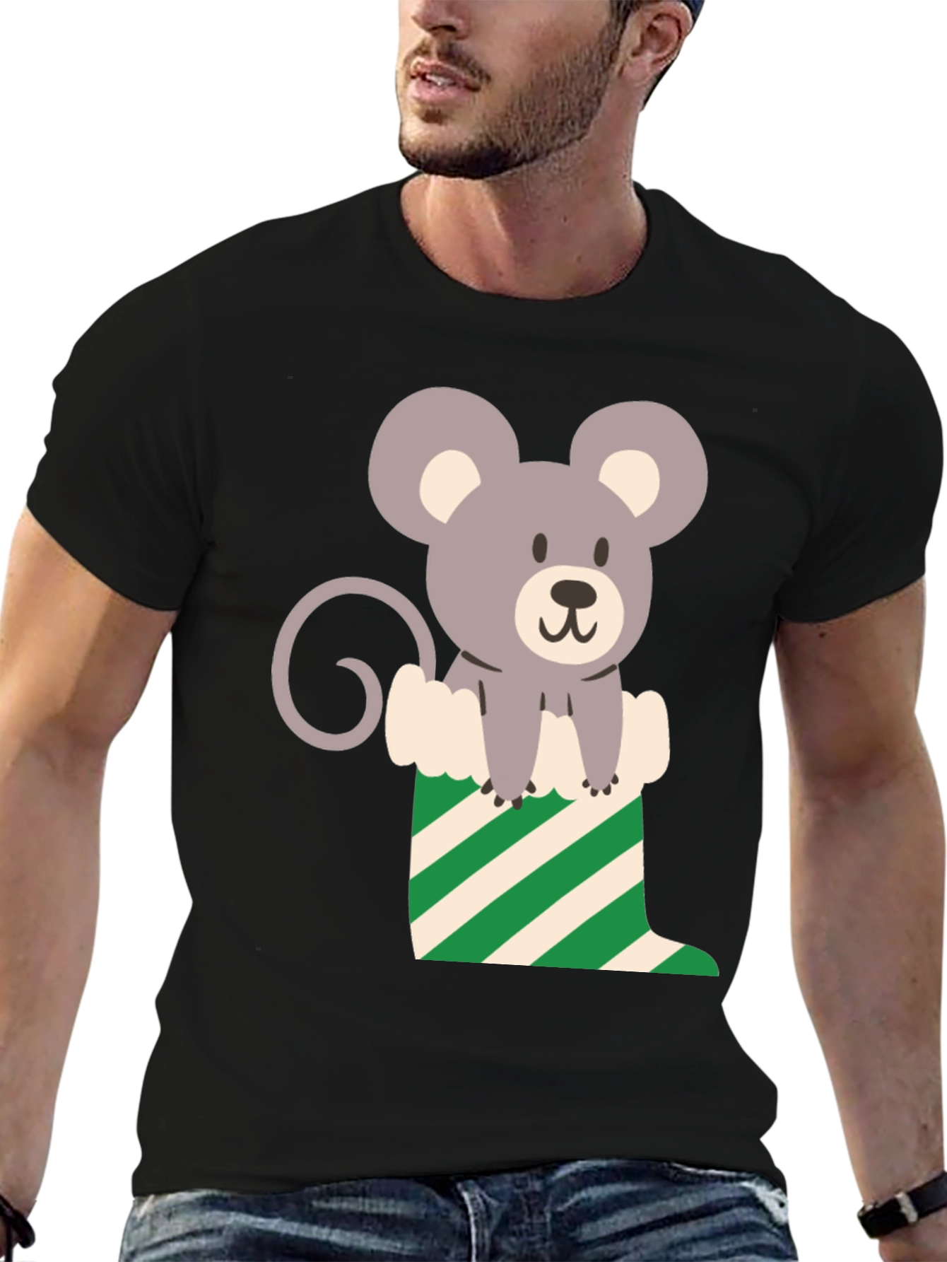 Festive Mouse Christmas T-Shirt