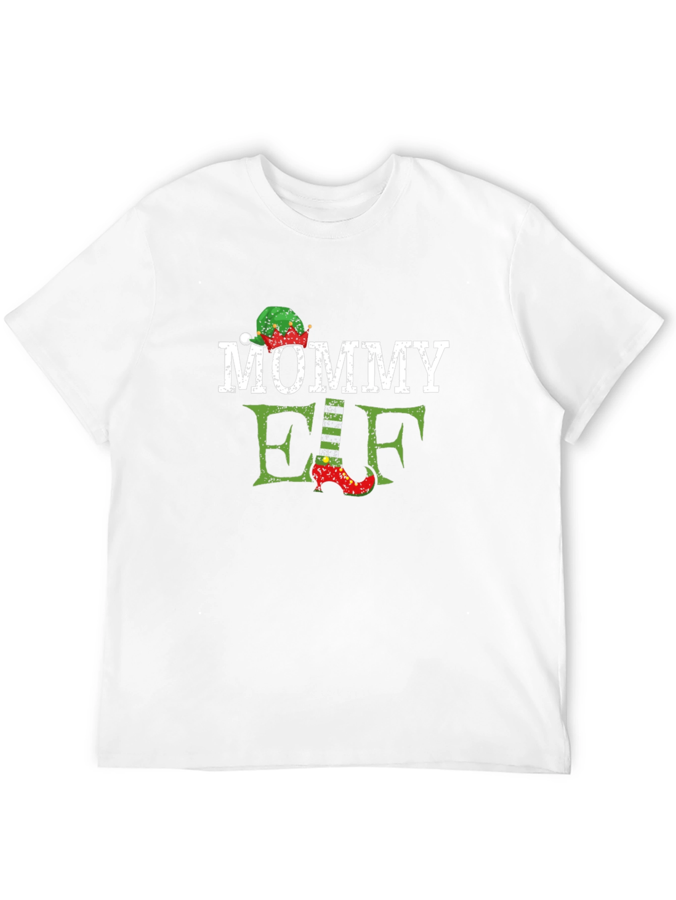 Mommy Elf Christmas Holiday T-Shirt