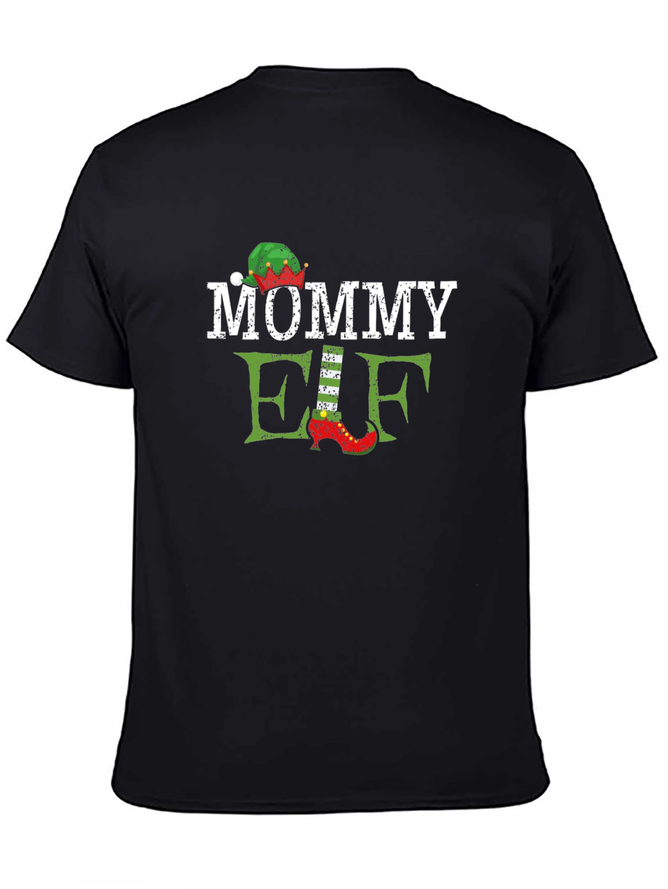 Mommy Elf Christmas Holiday T-Shirt