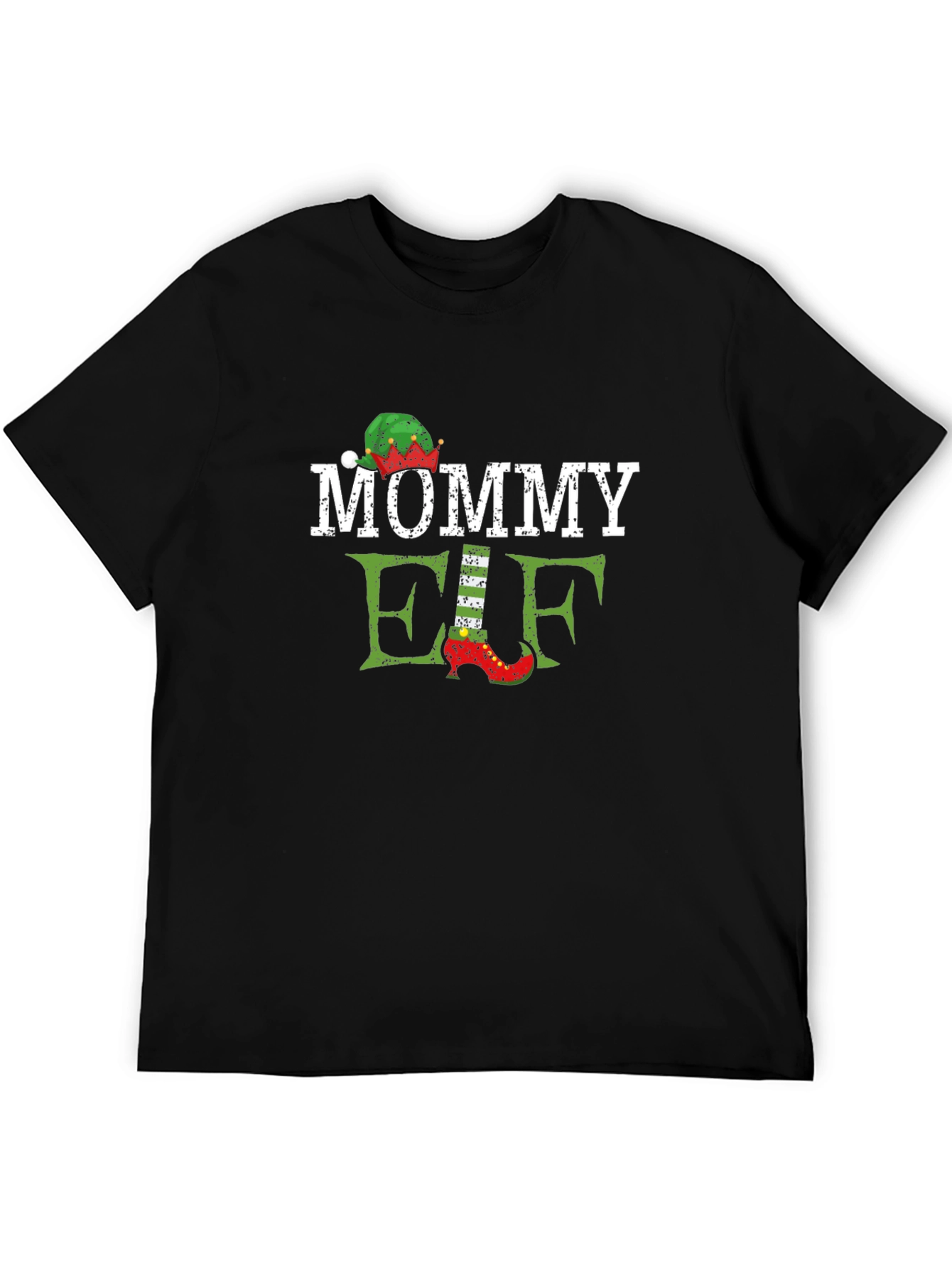 Mommy Elf Christmas Holiday T-Shirt