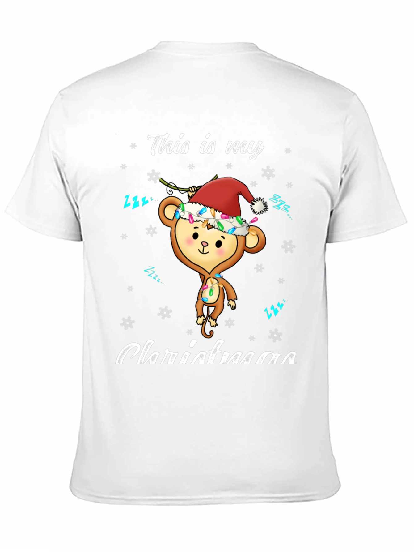 Christmas Monkey Graphic Tee