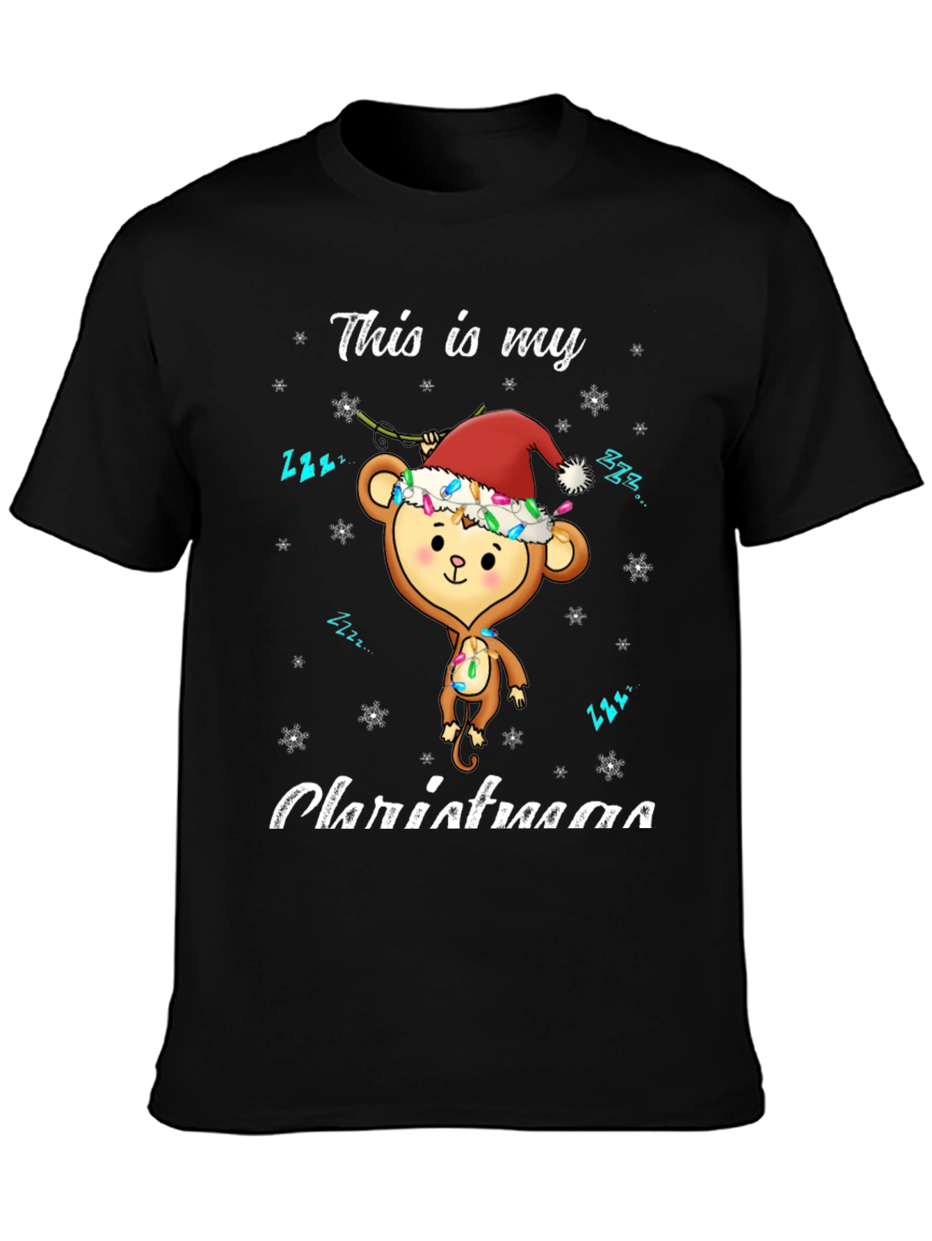 Christmas Monkey Graphic Tee