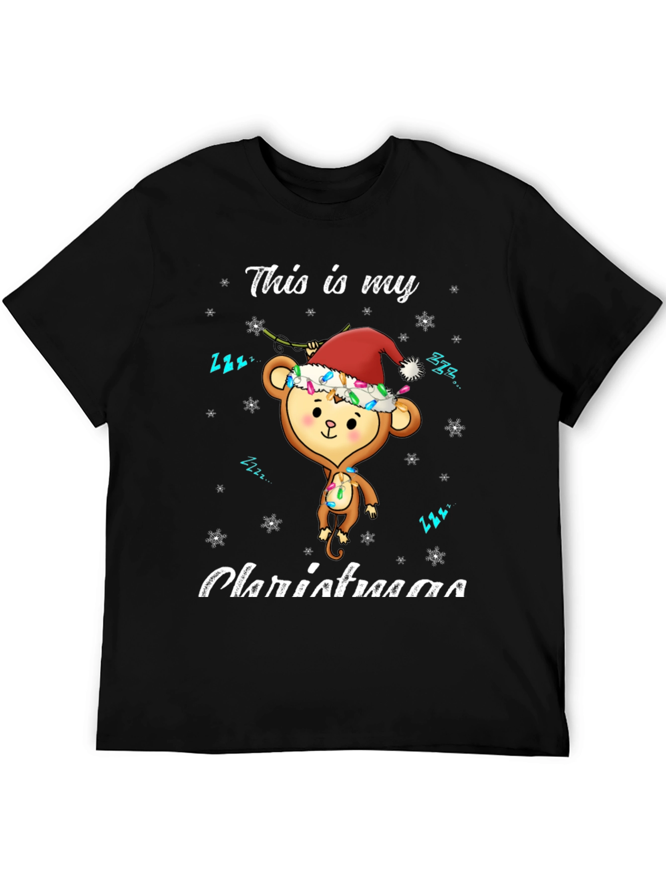 Christmas Monkey Graphic Tee